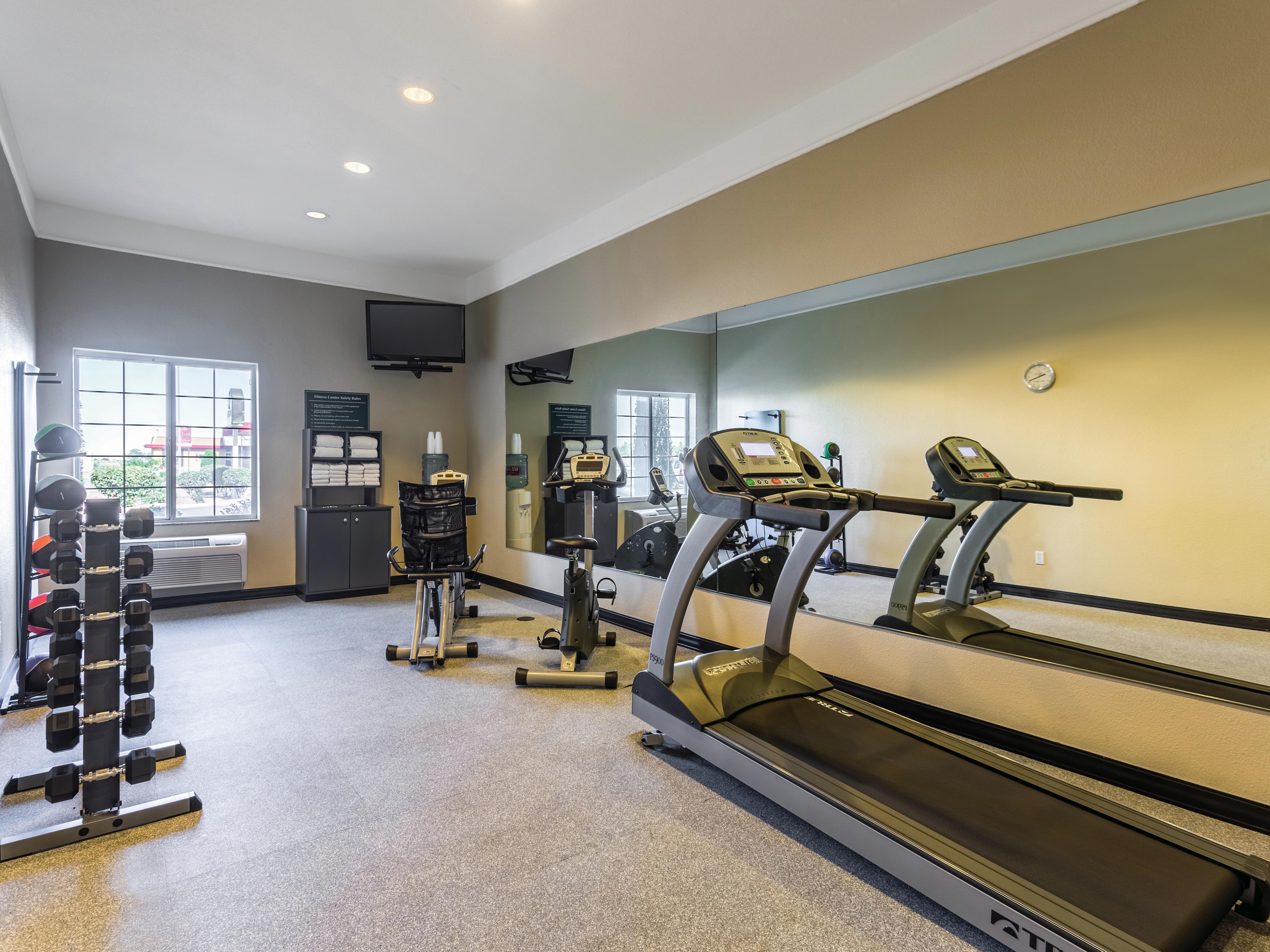 Fitness room at La Quinta Inn & Suites by Wyndham Deming in Deming, New Mexico