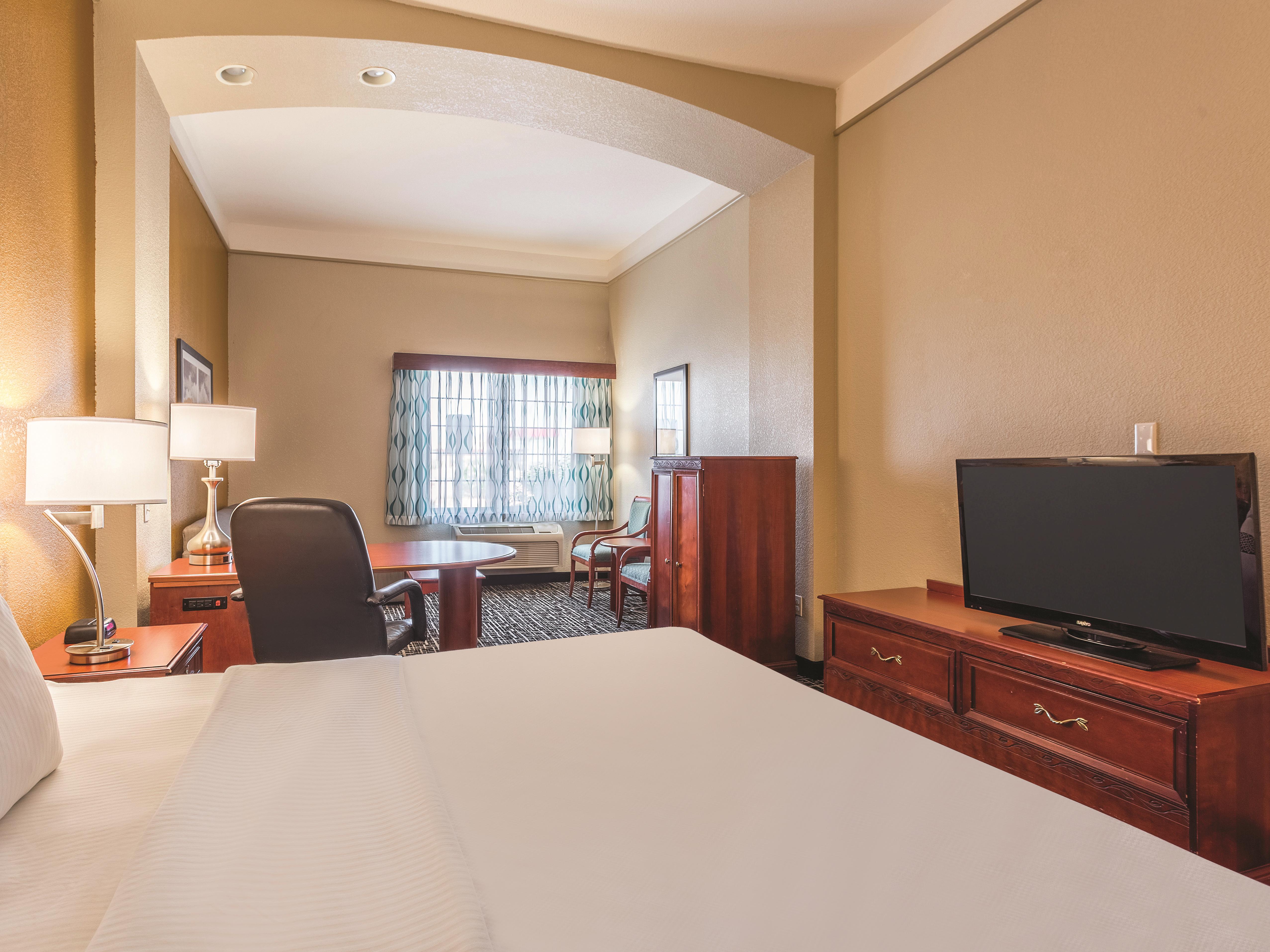 Guest room at the La Quinta Inn & Suites by Wyndham Deming in Deming, New Mexico