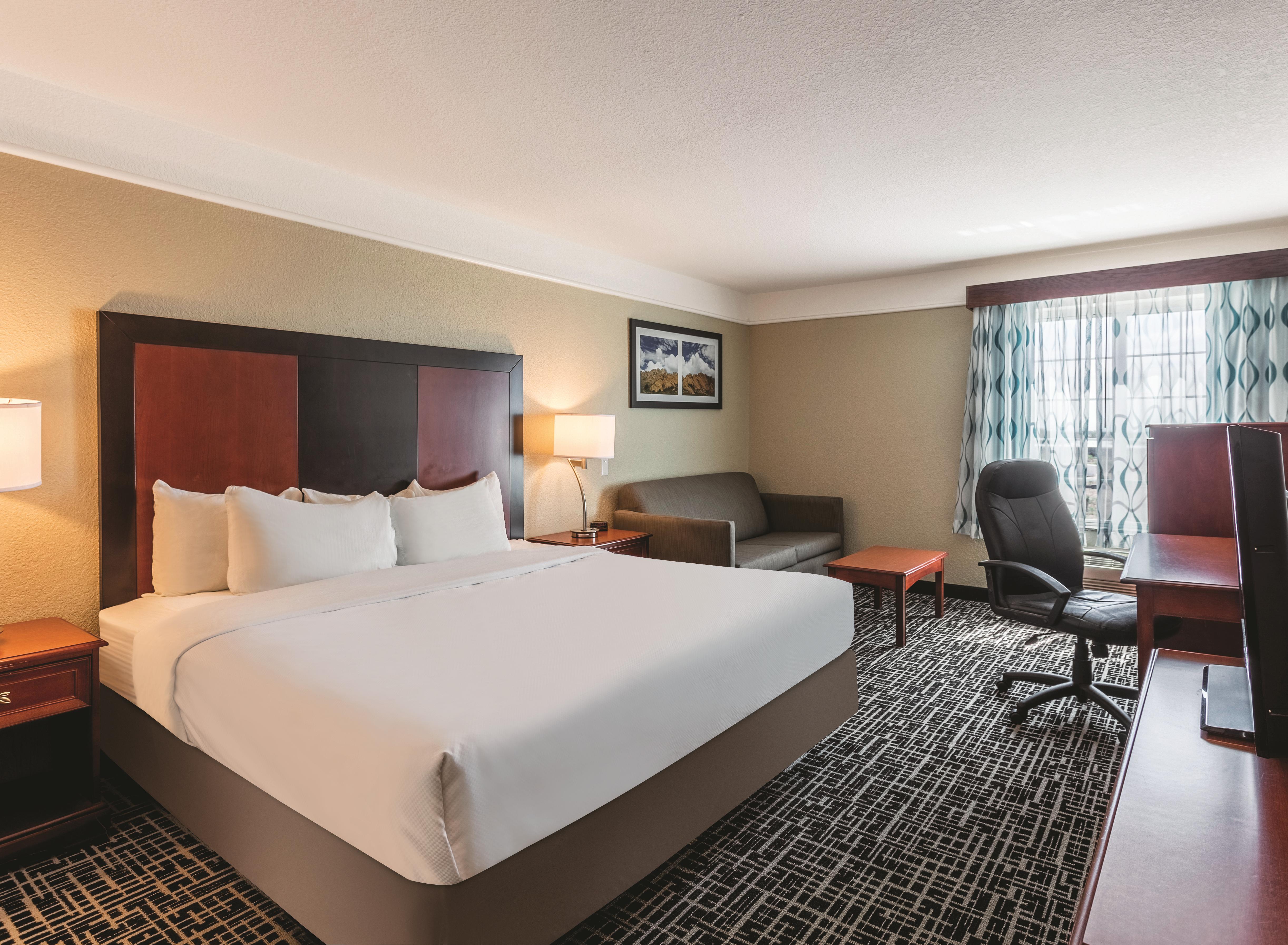 Guest room at the La Quinta Inn & Suites by Wyndham Deming in Deming, New Mexico