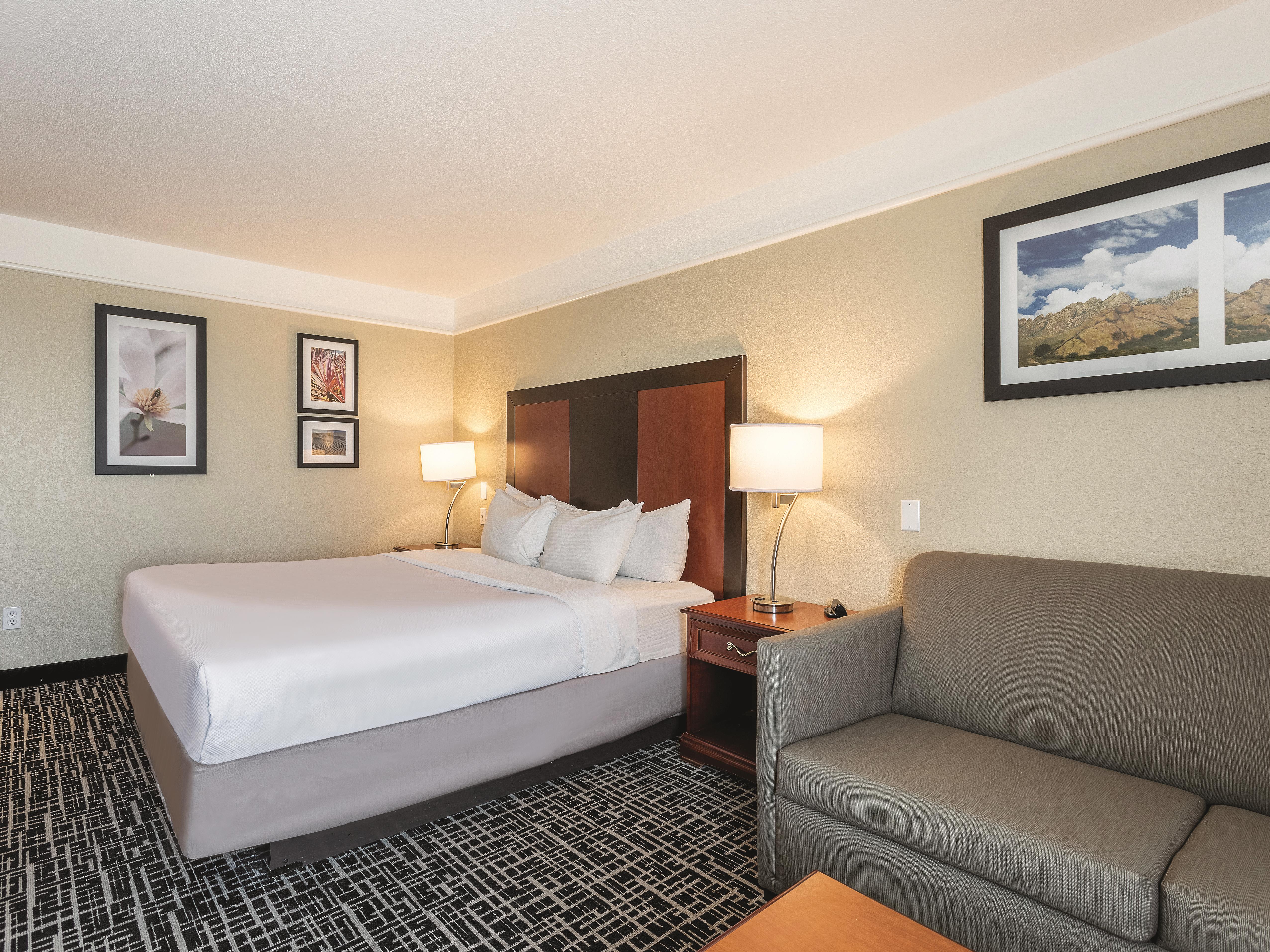 Guest room at the La Quinta Inn & Suites by Wyndham Deming in Deming, New Mexico