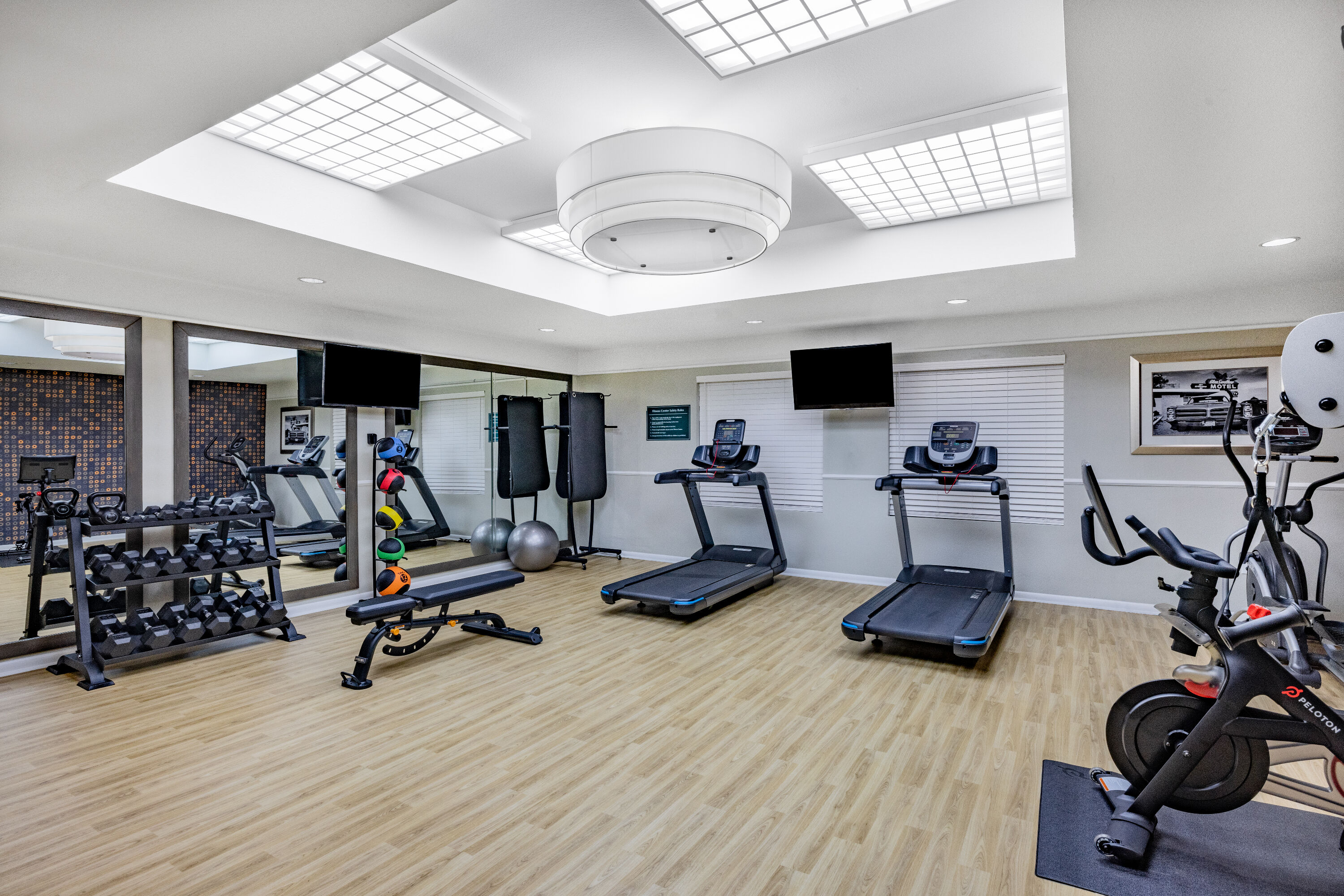 Fitness room at La Quinta Inn & Suites by Wyndham Gallup in Gallup, New Mexico