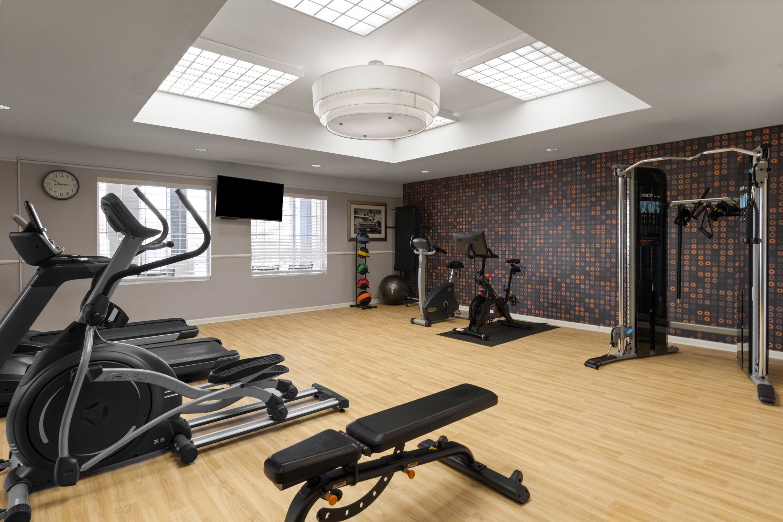 Fitness room at La Quinta Inn & Suites by Wyndham Gallup in Gallup, New Mexico