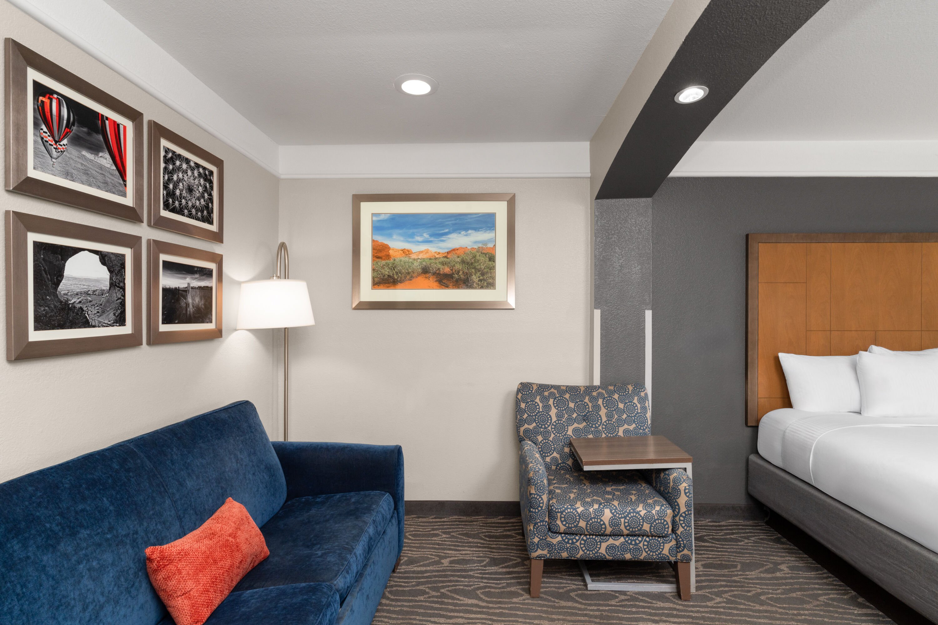 Guest room at the La Quinta Inn & Suites by Wyndham Gallup in Gallup, New Mexico