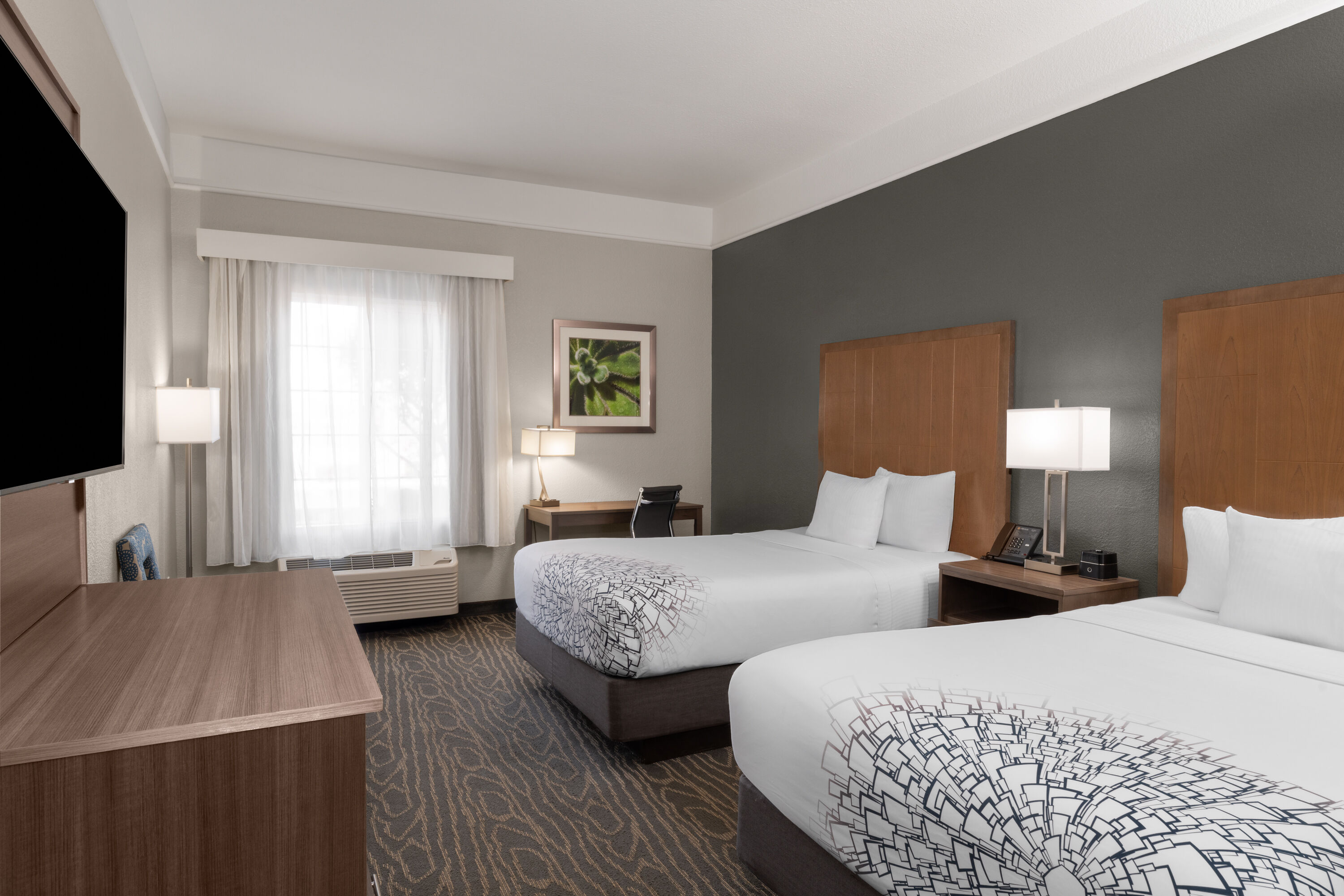 Guest room at the La Quinta Inn & Suites by Wyndham Gallup in Gallup, New Mexico