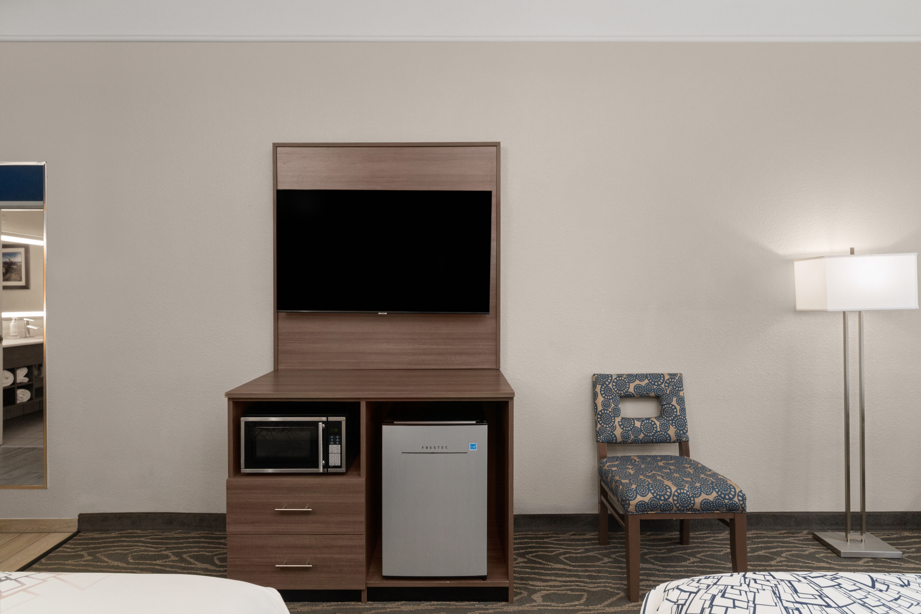 Guest room at the La Quinta Inn & Suites by Wyndham Gallup in Gallup, New Mexico