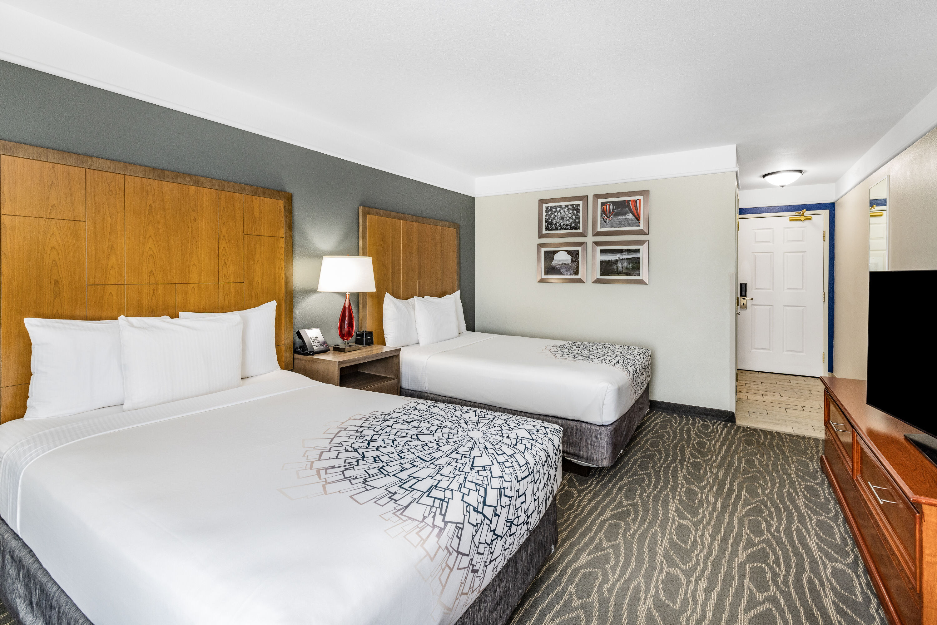 Guest room at the La Quinta Inn & Suites by Wyndham Gallup in Gallup, New Mexico