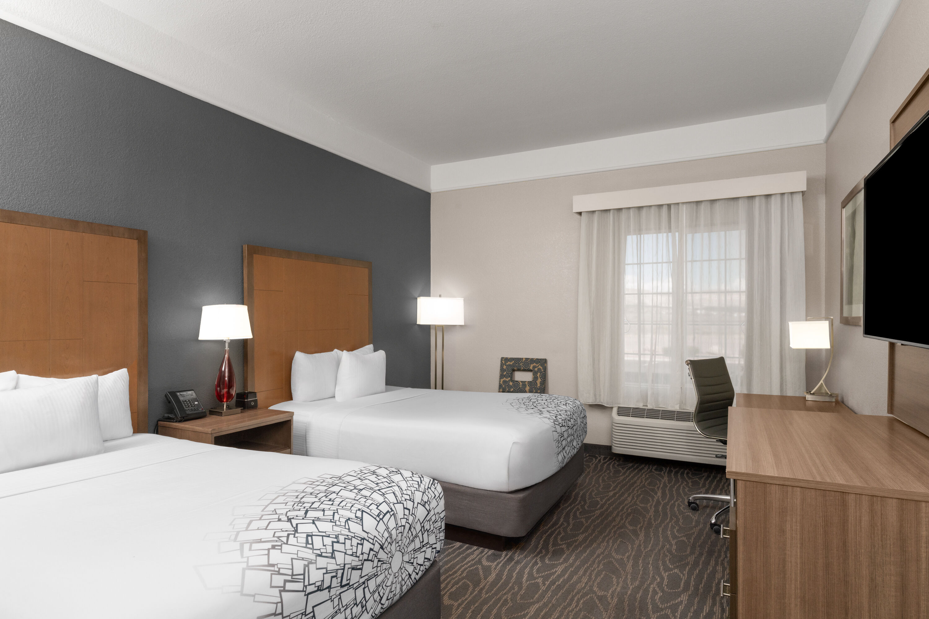 Guest room at the La Quinta Inn & Suites by Wyndham Gallup in Gallup, New Mexico