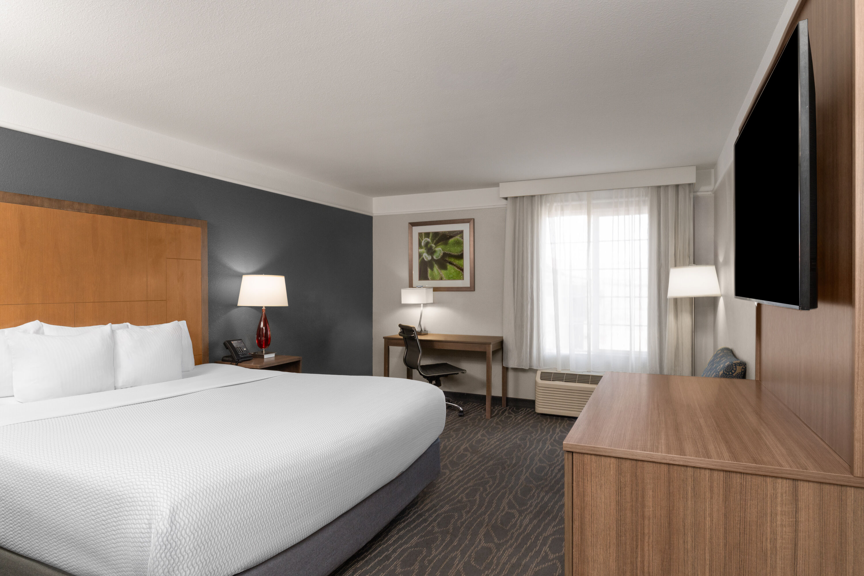 Guest room at the La Quinta Inn & Suites by Wyndham Gallup in Gallup, New Mexico