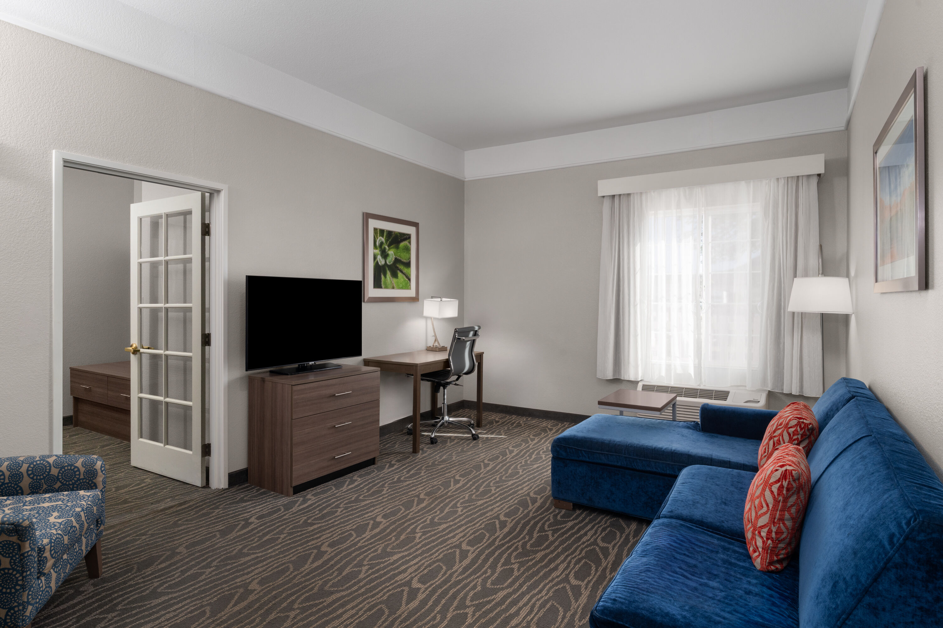 Guest room at the La Quinta Inn & Suites by Wyndham Gallup in Gallup, New Mexico