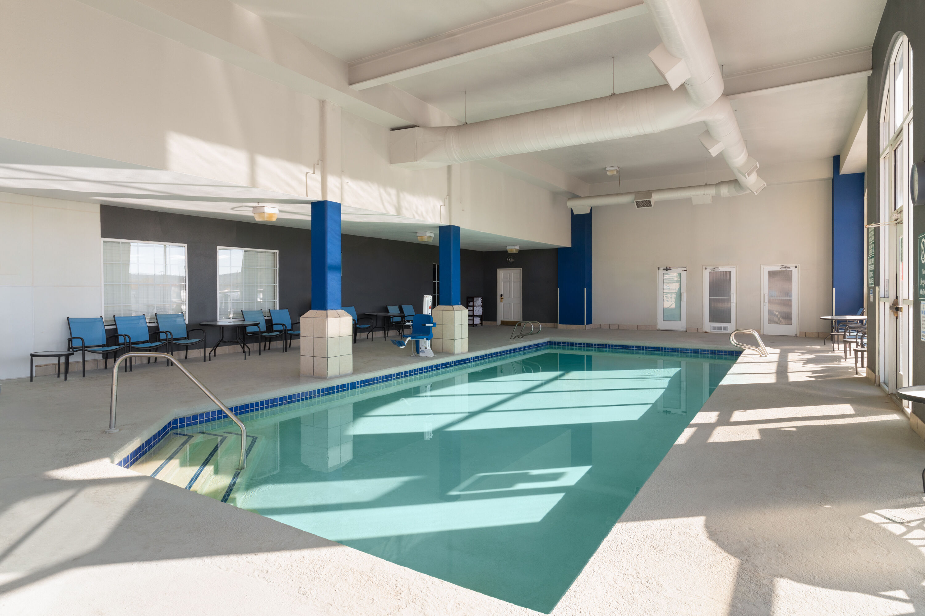 Indoor pool at the La Quinta Inn & Suites by Wyndham Gallup in Gallup, New Mexico