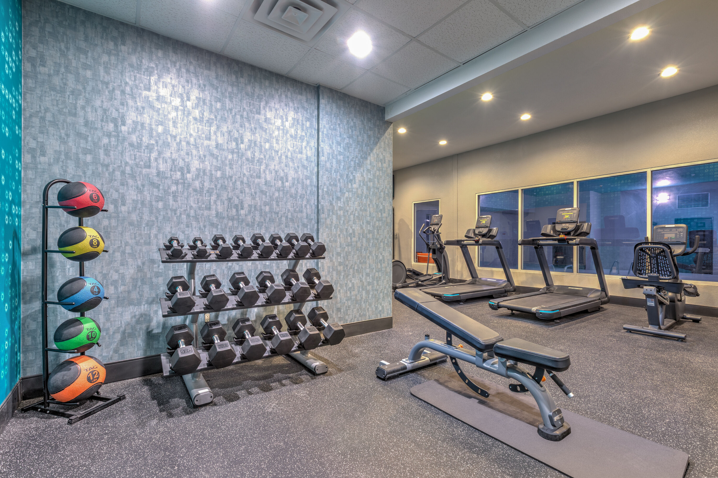 Fitness room at La Quinta Inn & Suites by Wyndham Hobbs in Hobbs, New Mexico