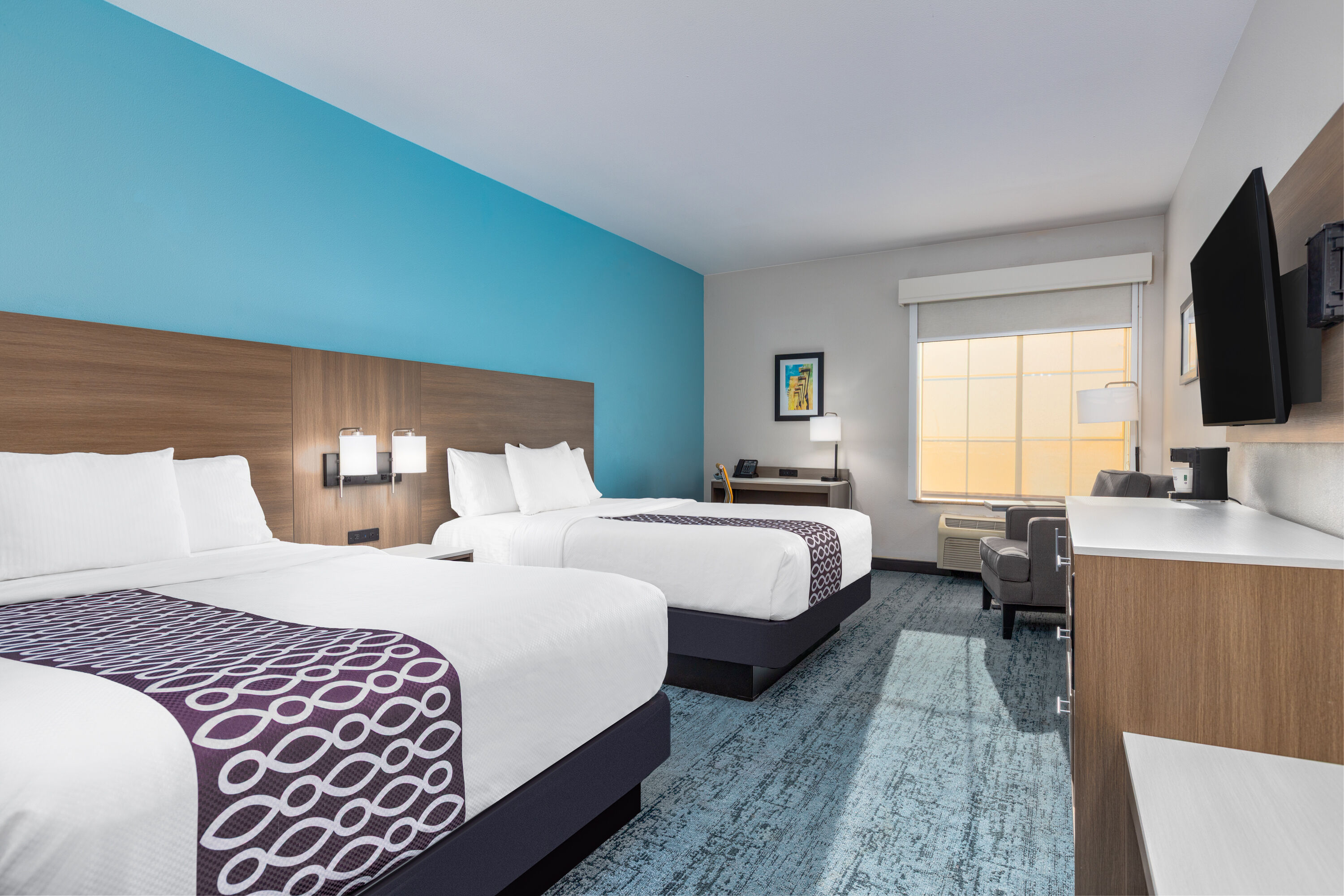 Guest room at the La Quinta Inn & Suites by Wyndham Hobbs in Hobbs, New Mexico