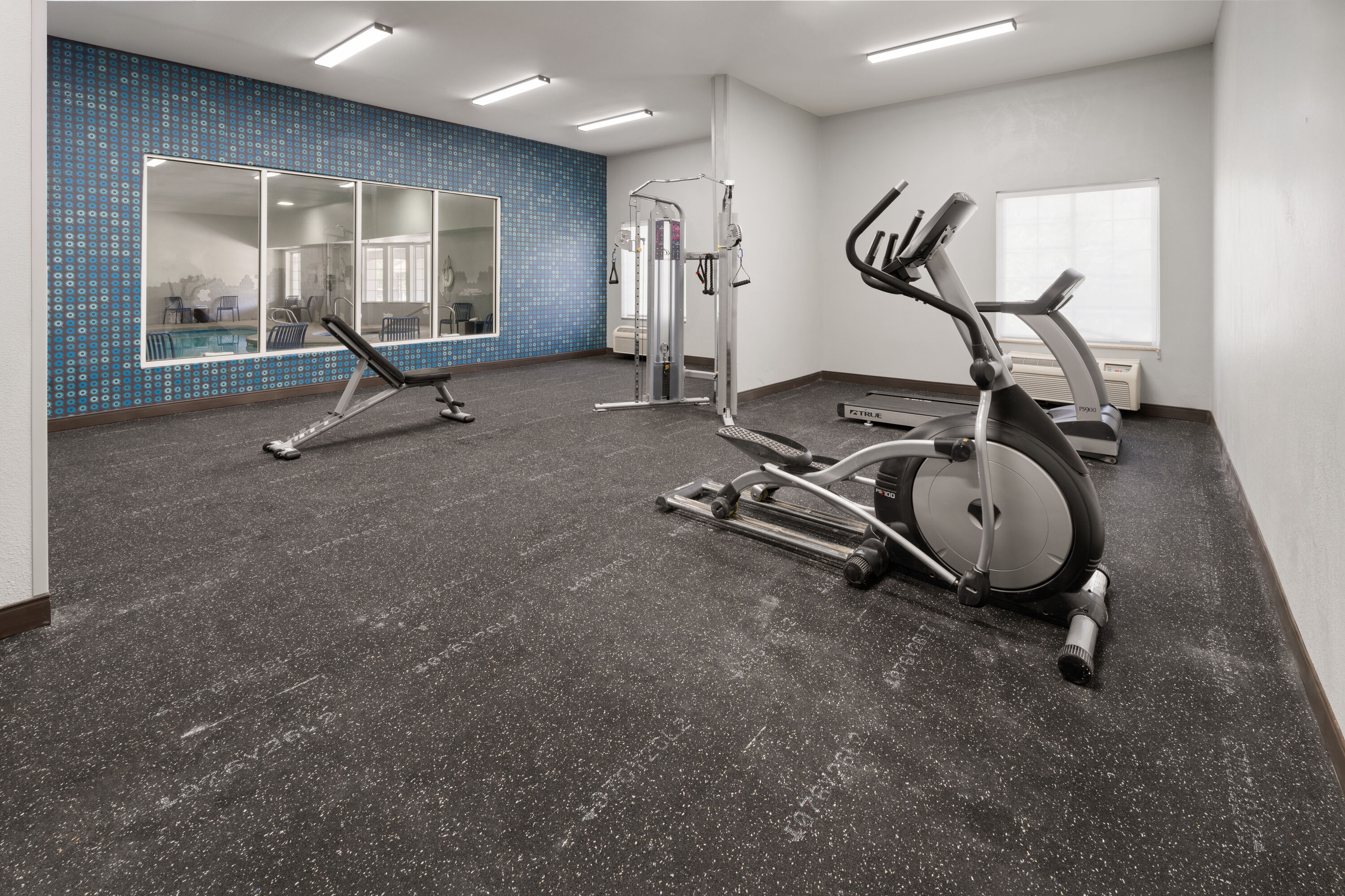 Fitness room at La Quinta Inn & Suites by Wyndham Ruidoso Downs in Ruidoso Downs, New Mexico