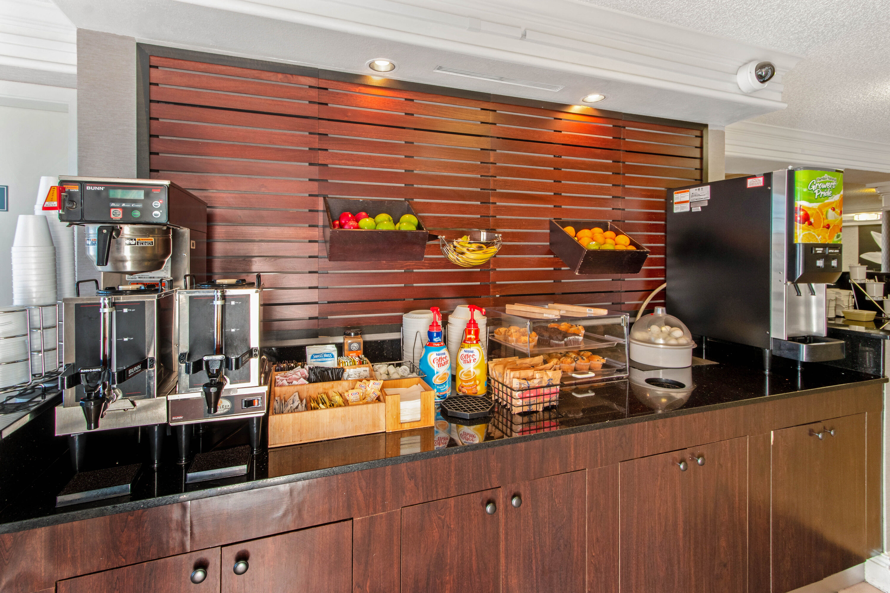 Free breakfast at La Quinta Inn by Wyndham Santa Fe in Santa Fe, New Mexico