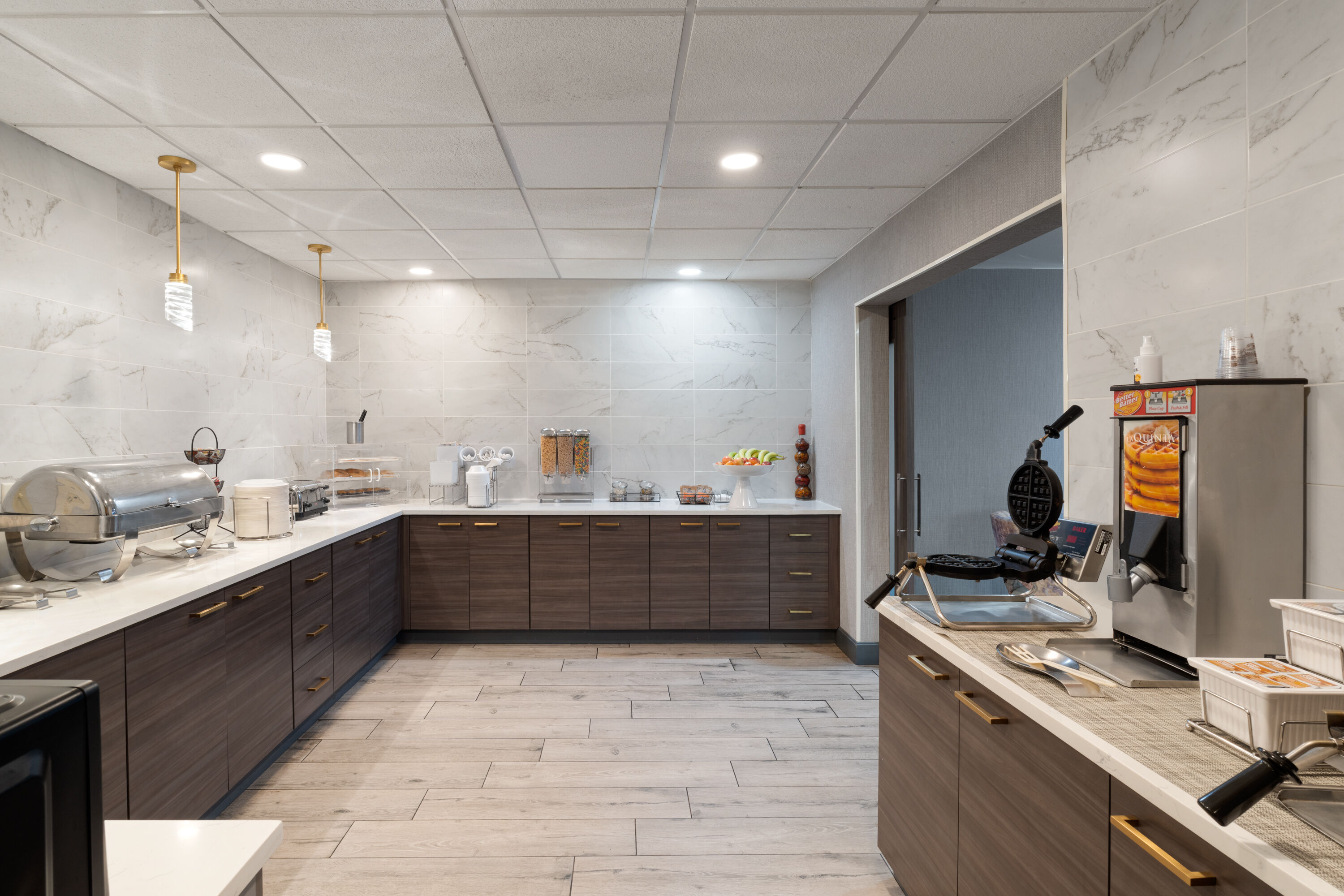 Free breakfast at La Quinta Inn & Suites by Wyndham Tucumcari in Tucumcari, New Mexico