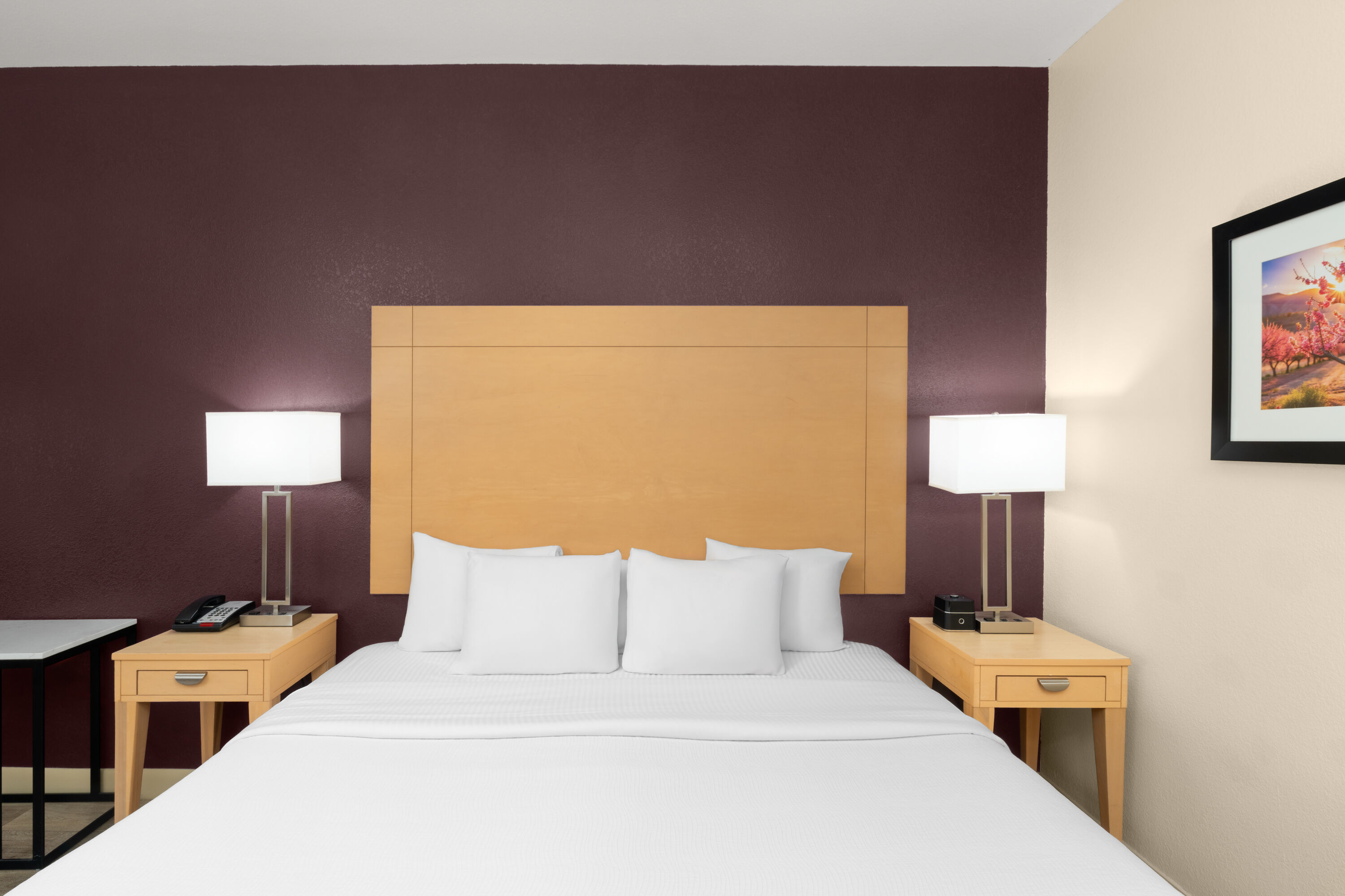 Guest room at the La Quinta Inn & Suites by Wyndham Tucumcari in Tucumcari, New Mexico