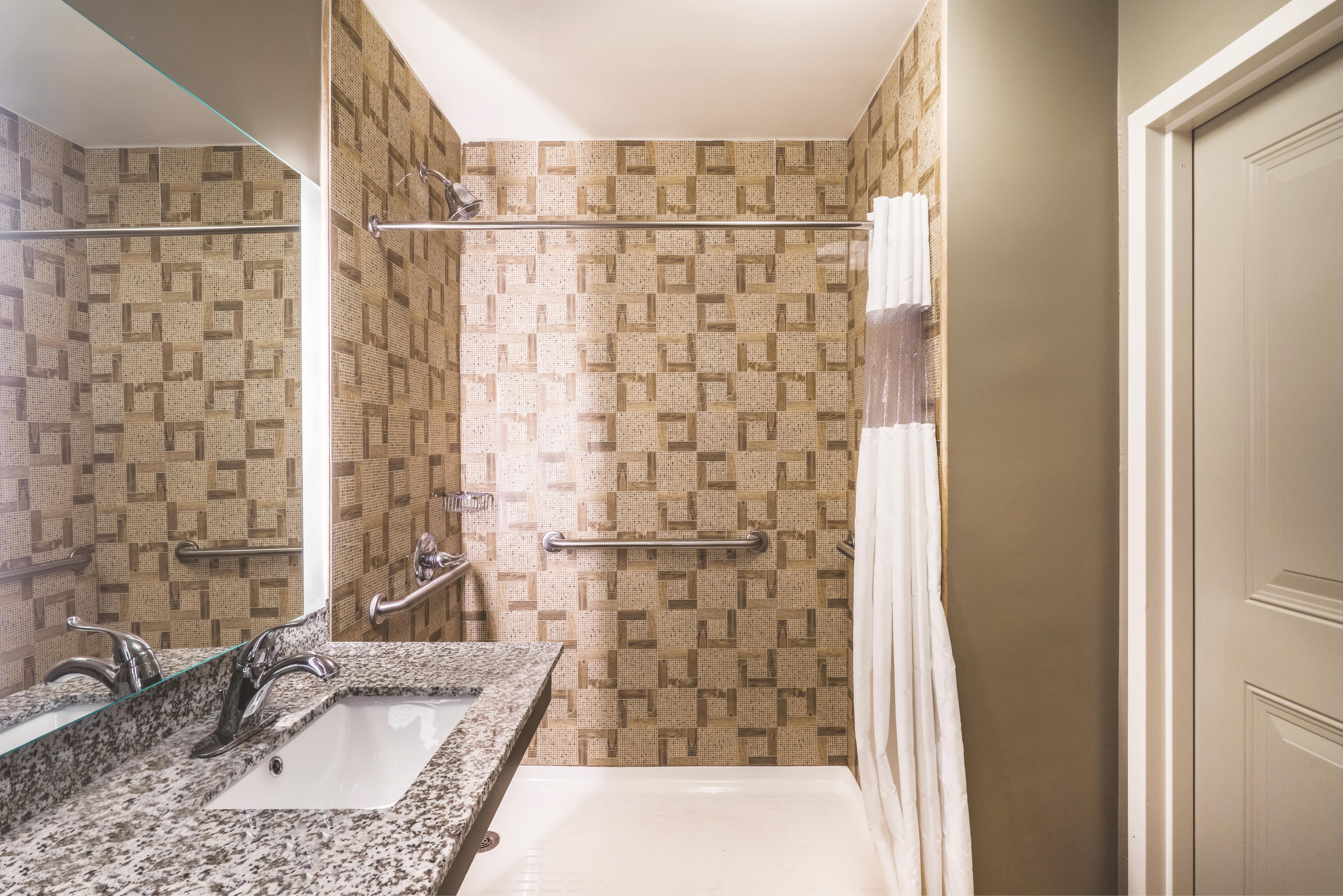 Guest room at the La Quinta Inn & Suites by Wyndham Brooklyn Central in Brooklyn, New York