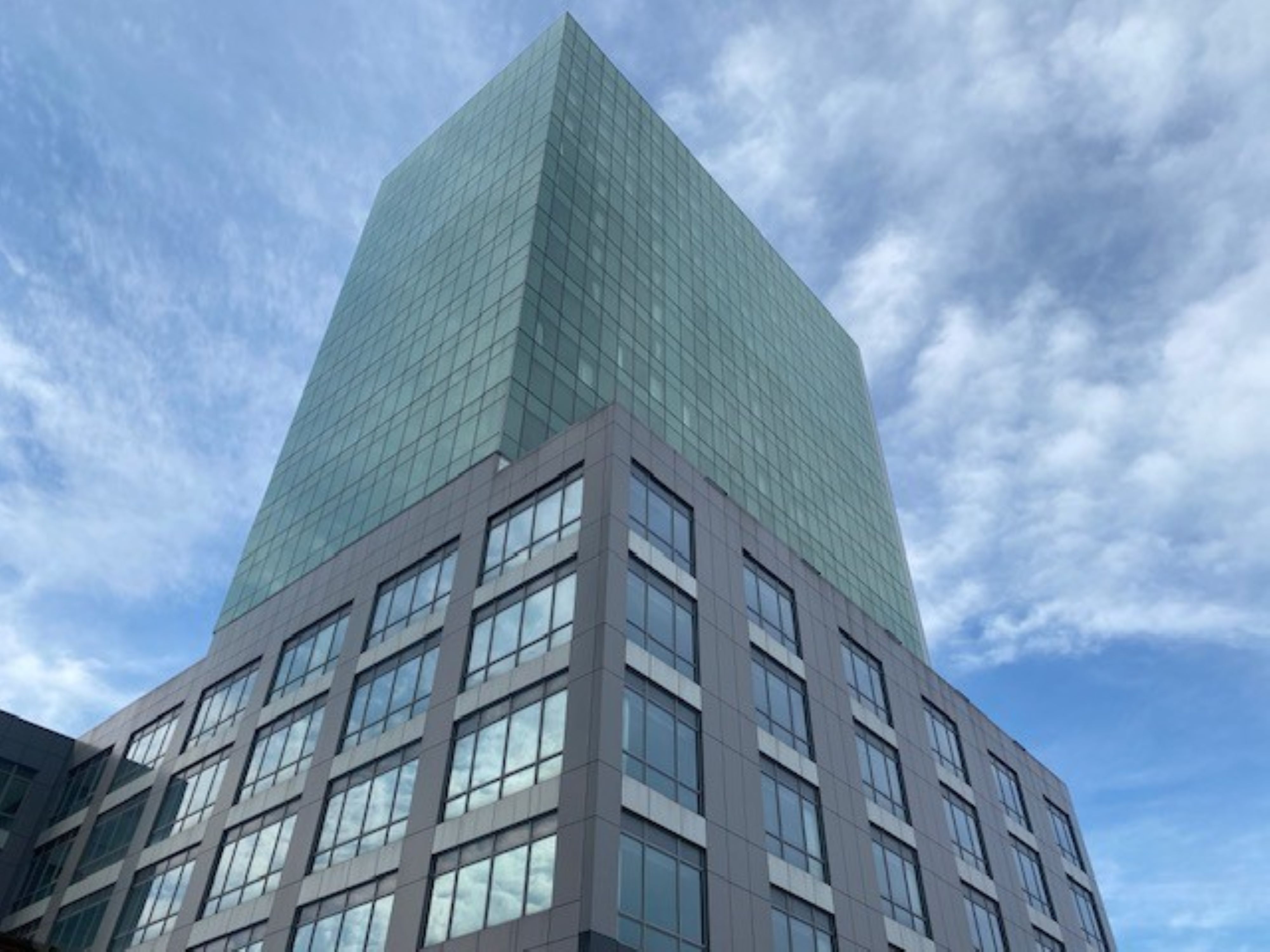 Exterior of La Quinta Inn & Suites by Wyndham Jamaica NYC/JFK AirTrain hotel in Jamaica, New York