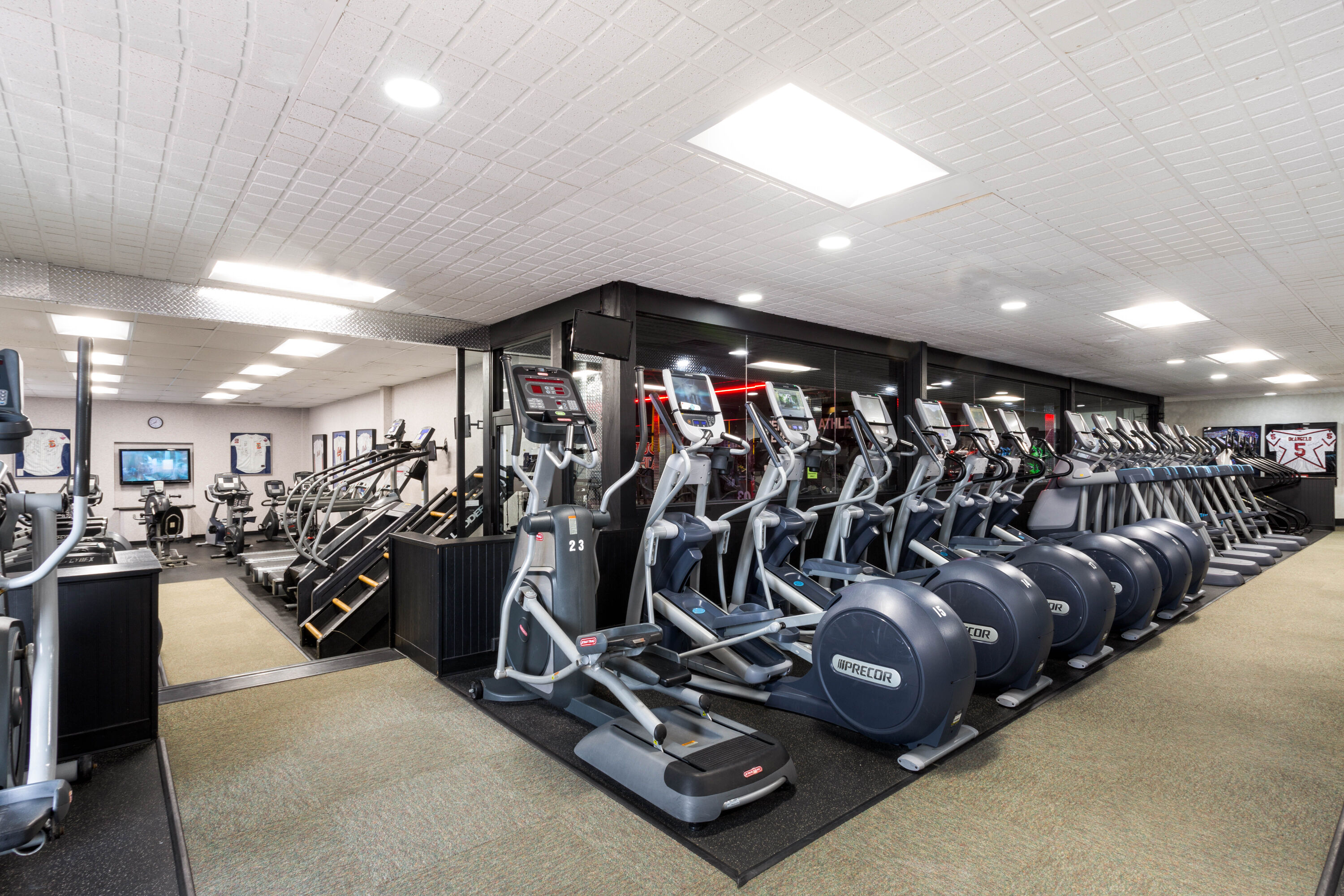 Fitness room at La Quinta Inn by Wyndham Binghamton - Johnson City in Johnson City, New York