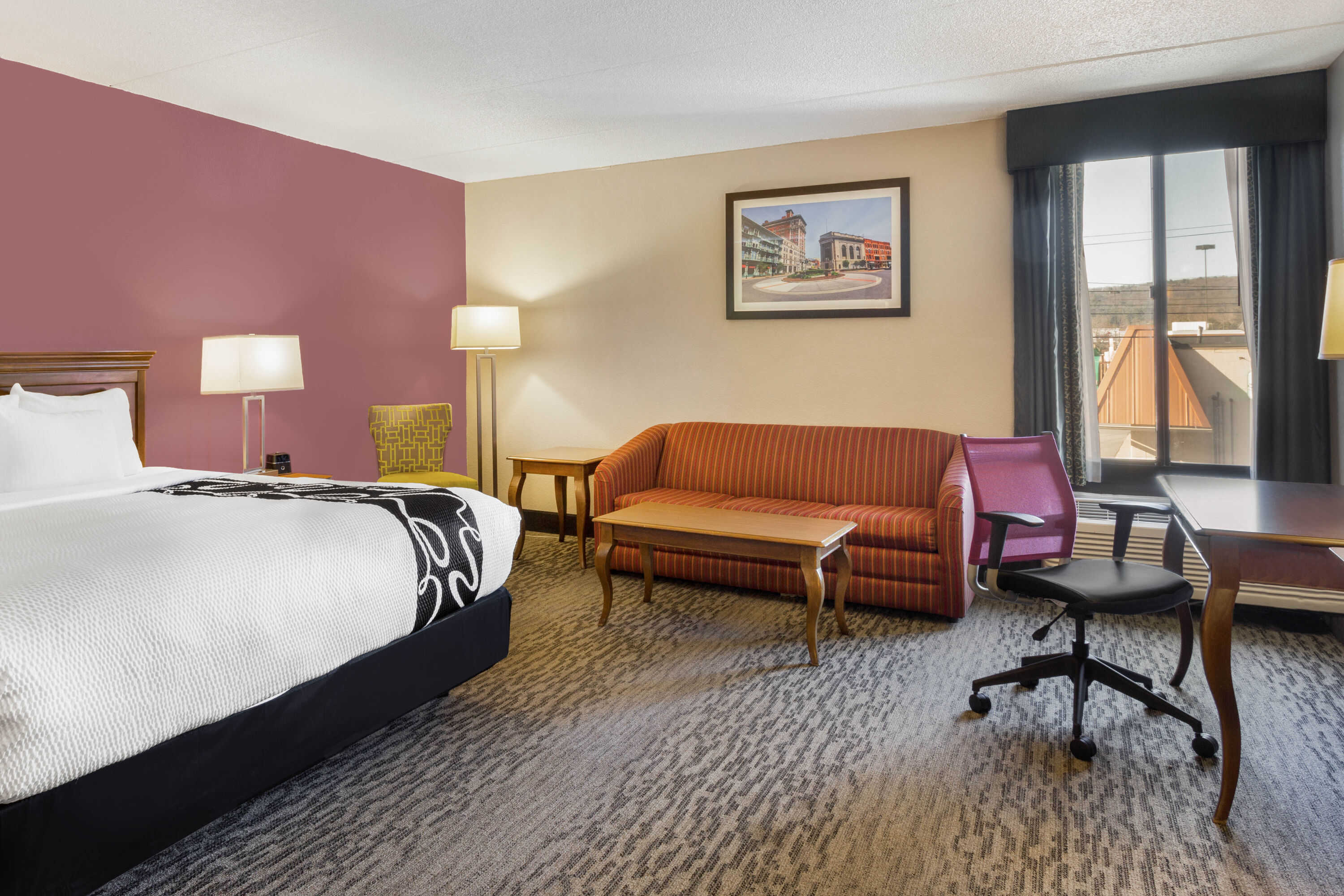 Guest room at the La Quinta Inn by Wyndham Binghamton - Johnson City in Johnson City, New York