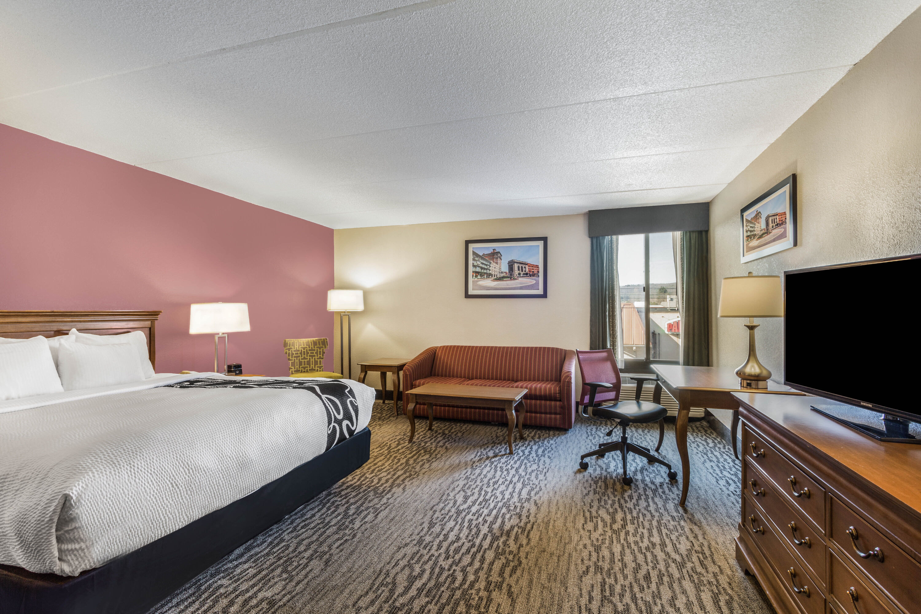 Guest room at the La Quinta Inn by Wyndham Binghamton - Johnson City in Johnson City, New York