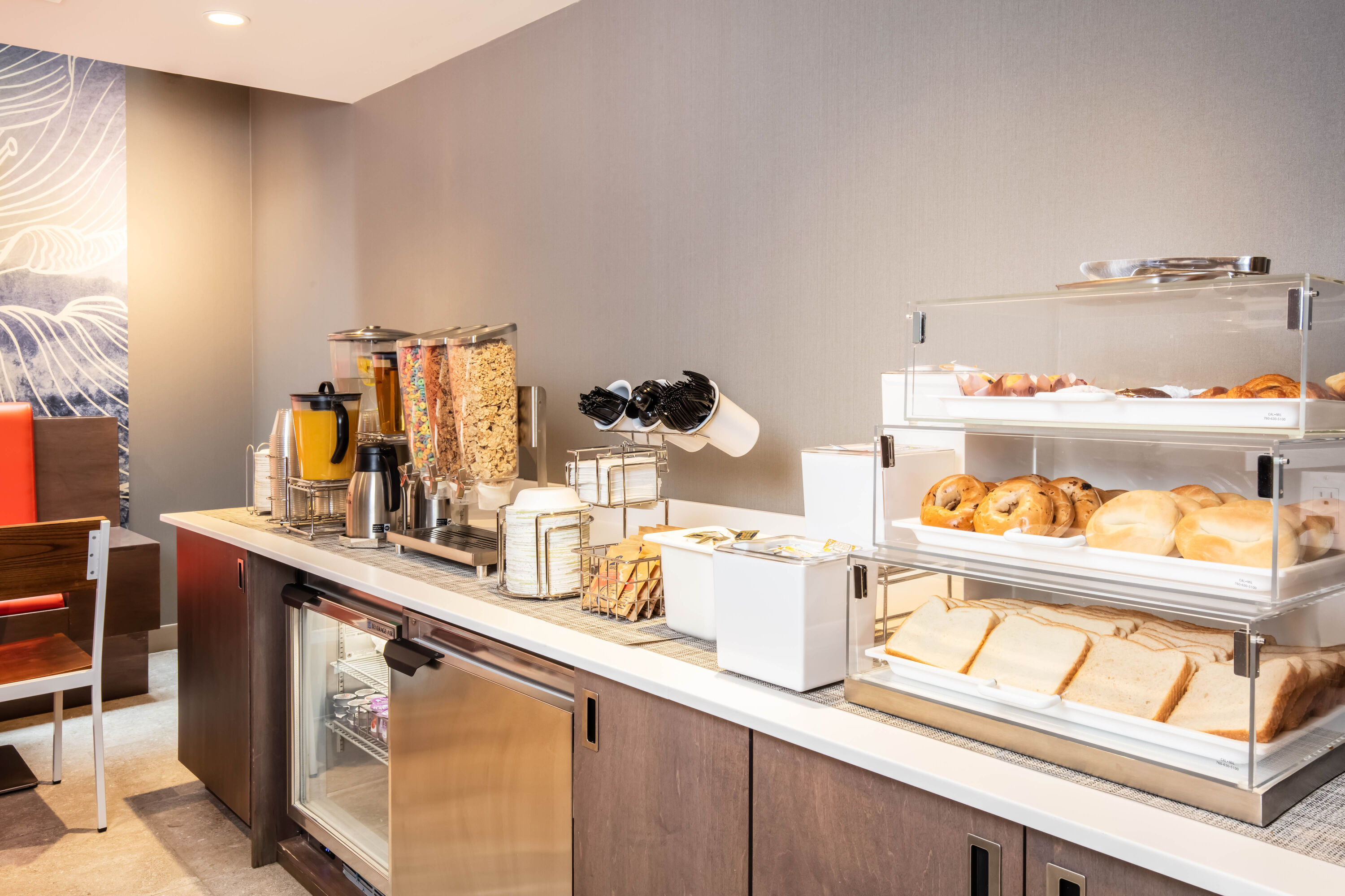 Free breakfast at La Quinta Inn & Suites by Wyndham Times Square South in New York City, New York