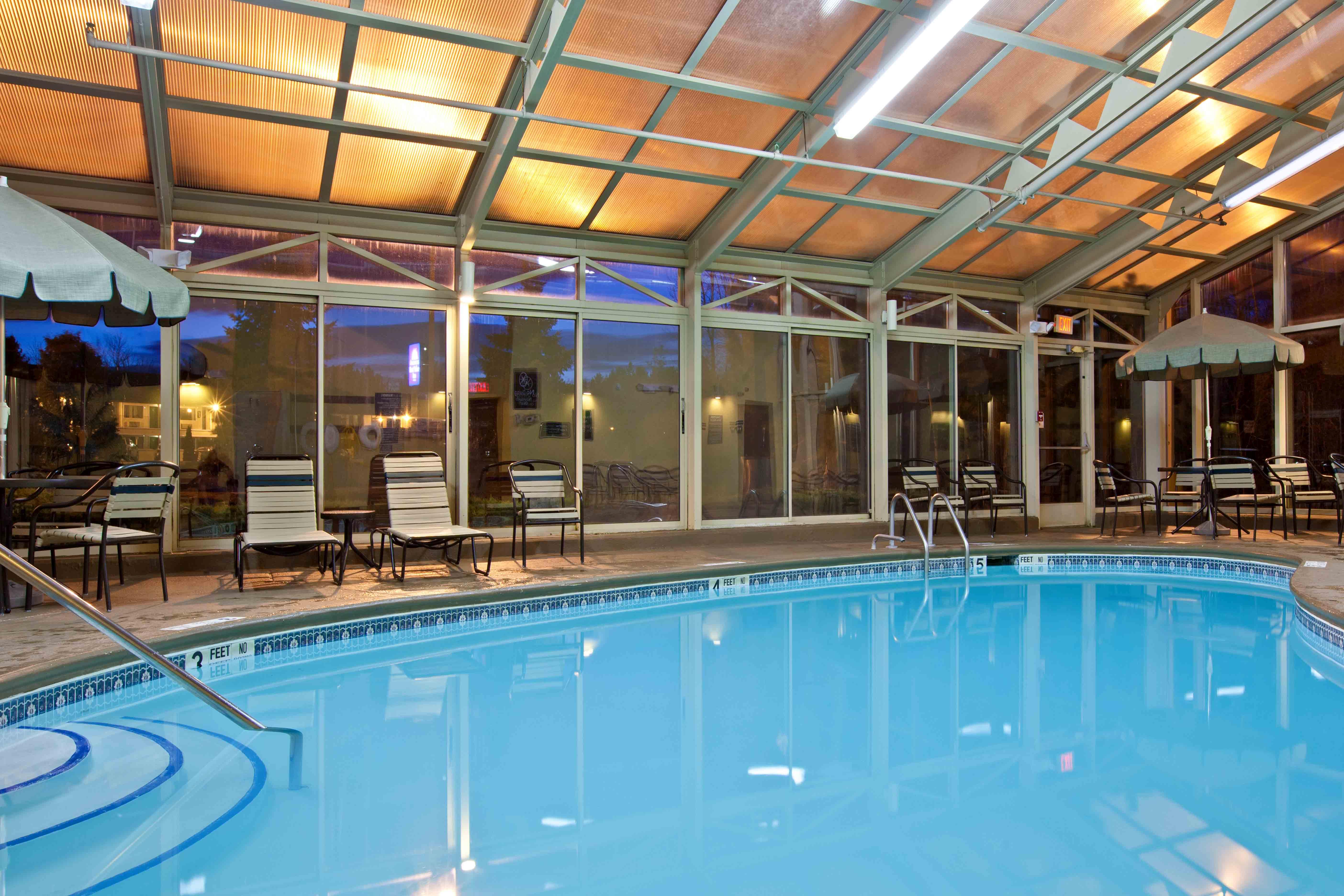 Pool at the La Quinta Inn & Suites by Wyndham Plattsburgh in Plattsburgh, New York