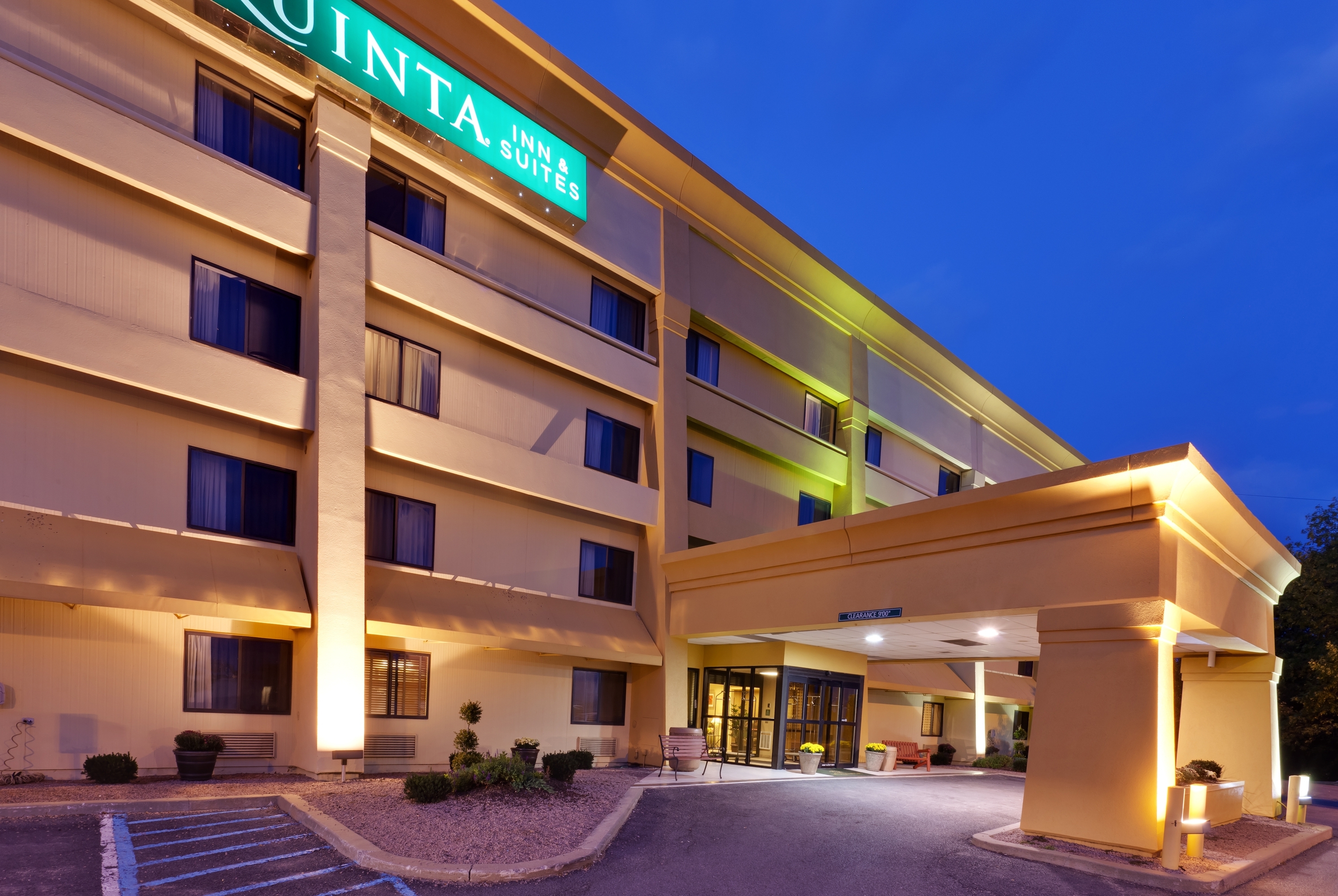 Exterior of La Quinta Inn & Suites by Wyndham Plattsburgh hotel in Plattsburgh, New York