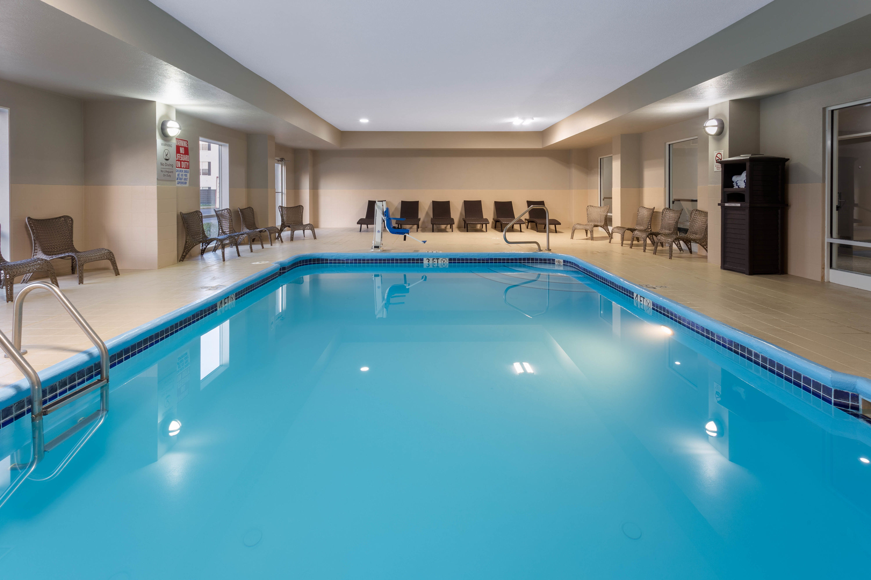 Indoor pool at the La Quinta Inn & Suites by Wyndham Columbus West - Hilliard in Columbus, Ohio