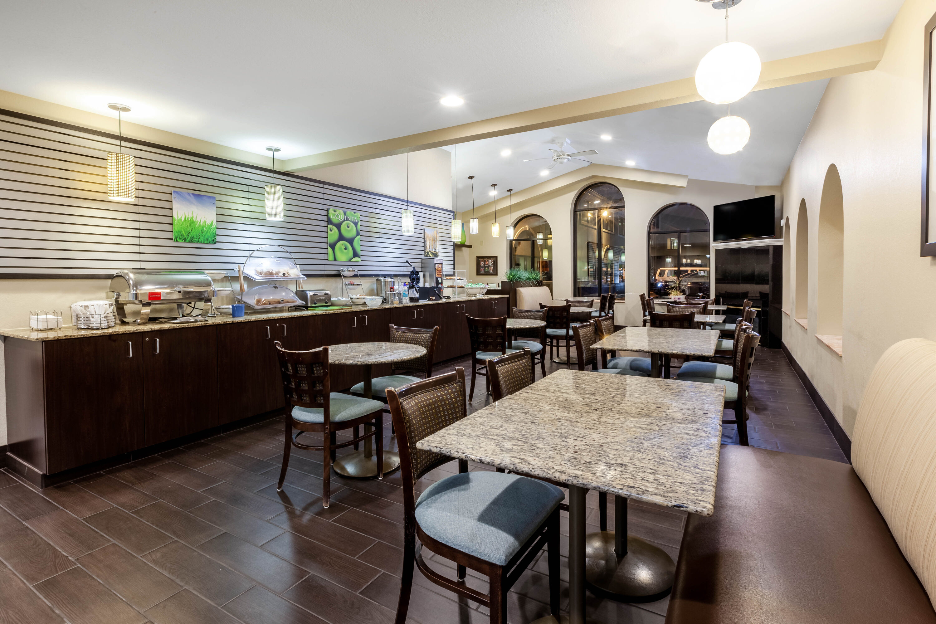 Free breakfast at La Quinta Inn by Wyndham Sandusky near Cedar Point in Sandusky, Ohio