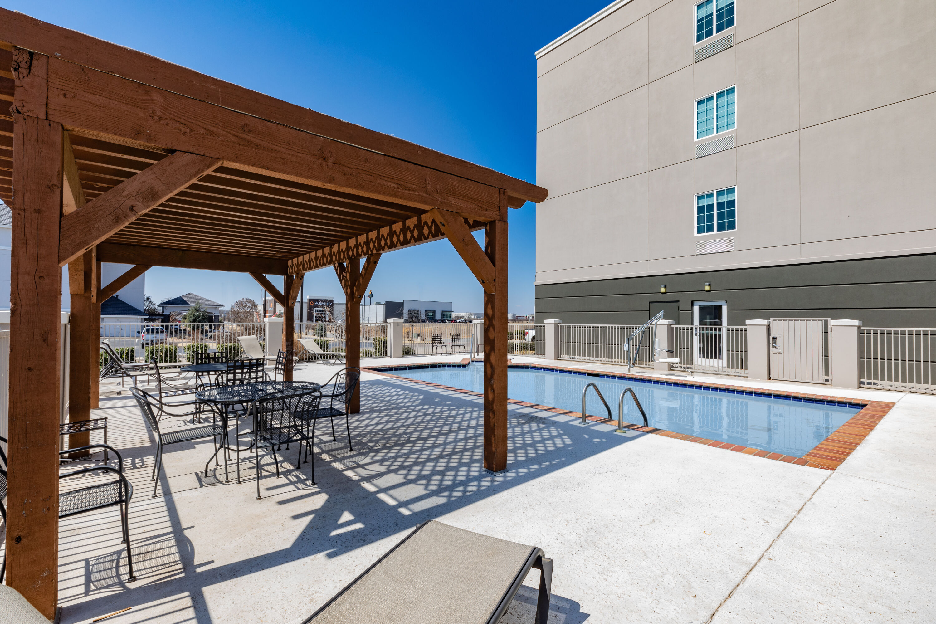 Pool at the La Quinta Inn & Suites by Wyndham Ardmore in Ardmore, Oklahoma