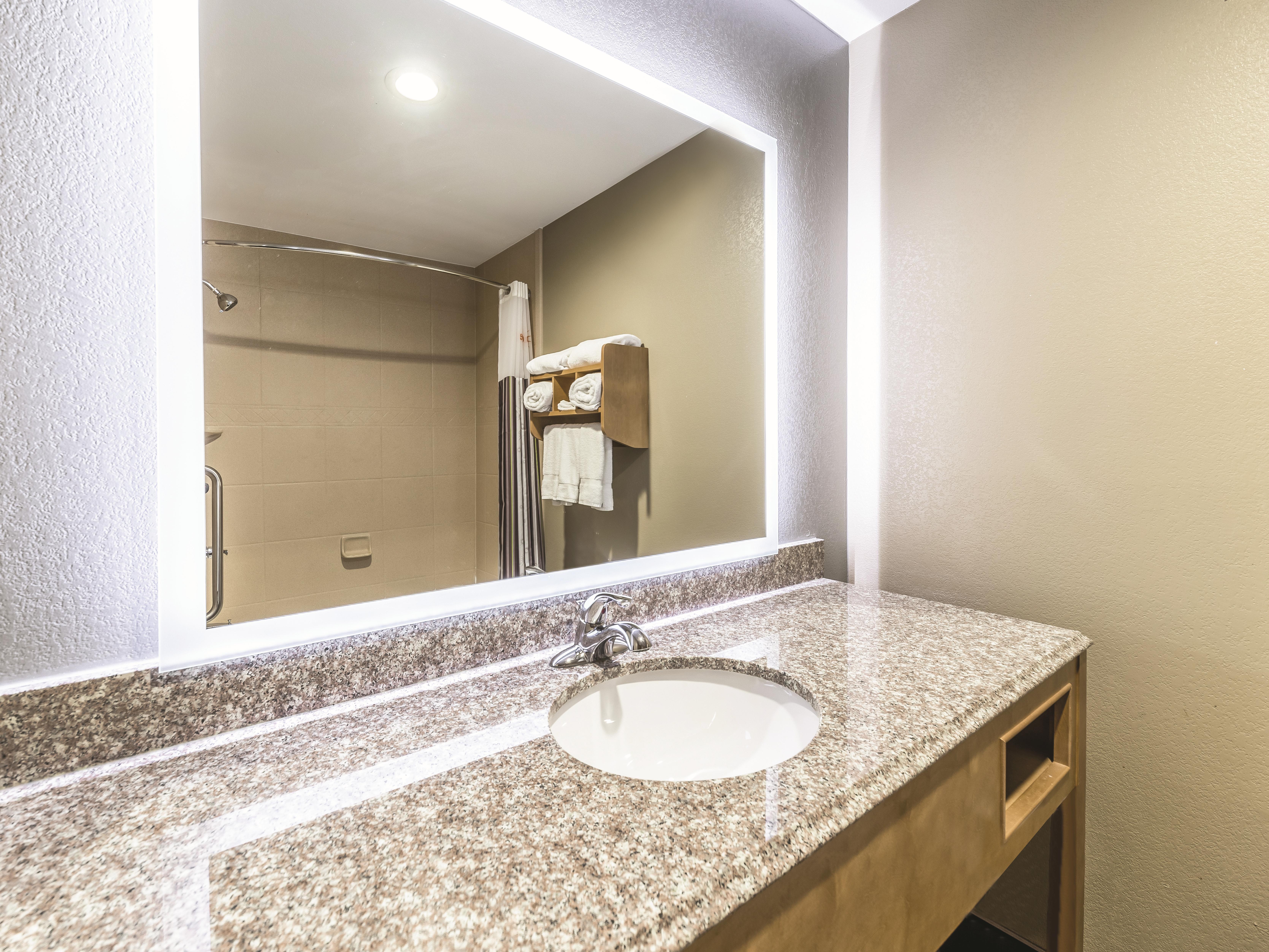 Guest room at the La Quinta Inn & Suites by Wyndham - Tulsa - Catoosa Route 66 in Catoosa, Oklahoma