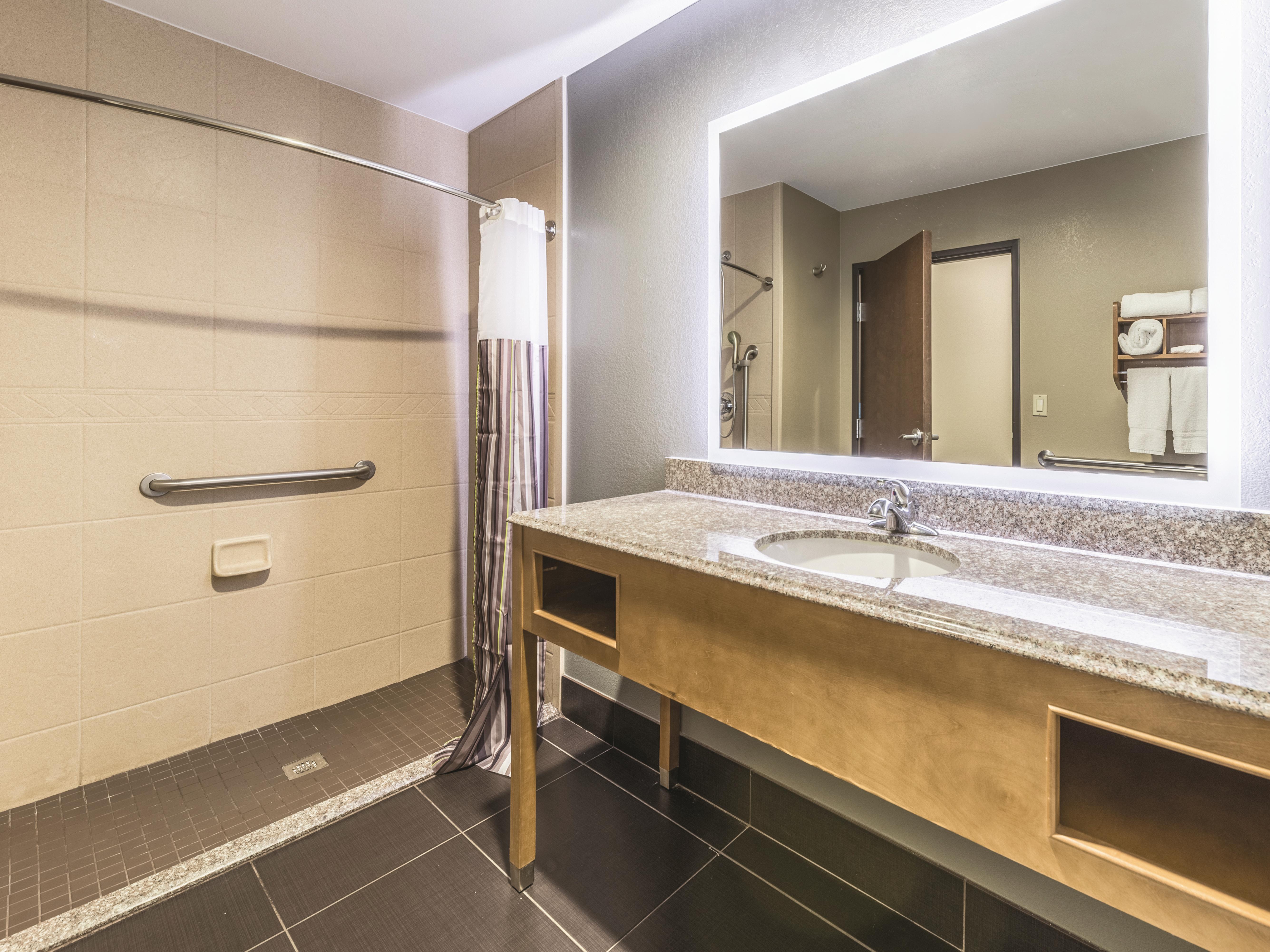 Guest room at the La Quinta Inn & Suites by Wyndham - Tulsa - Catoosa Route 66 in Catoosa, Oklahoma