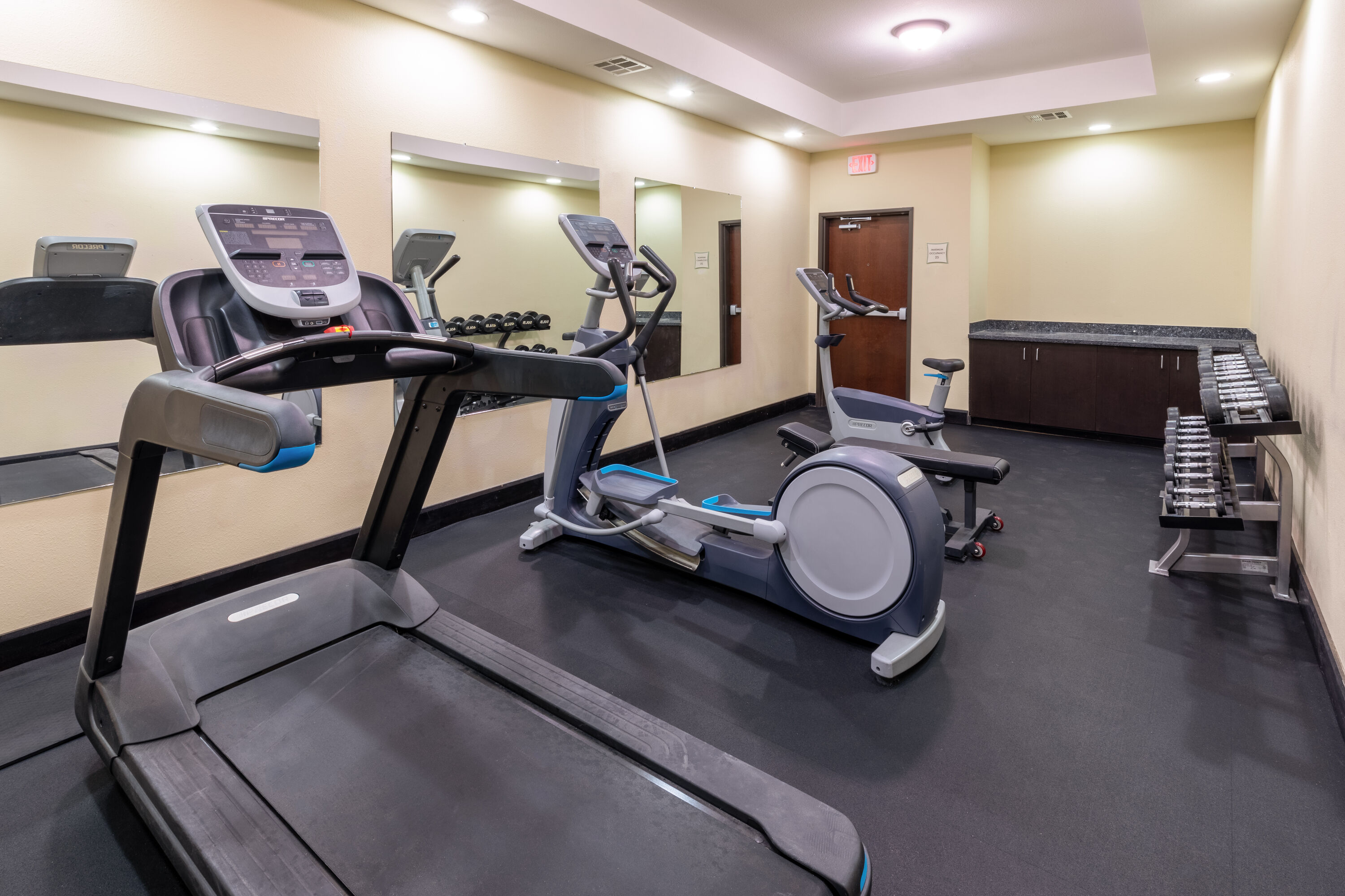 Fitness room at La Quinta Inn & Suites by Wyndham Durant in Durant, Oklahoma