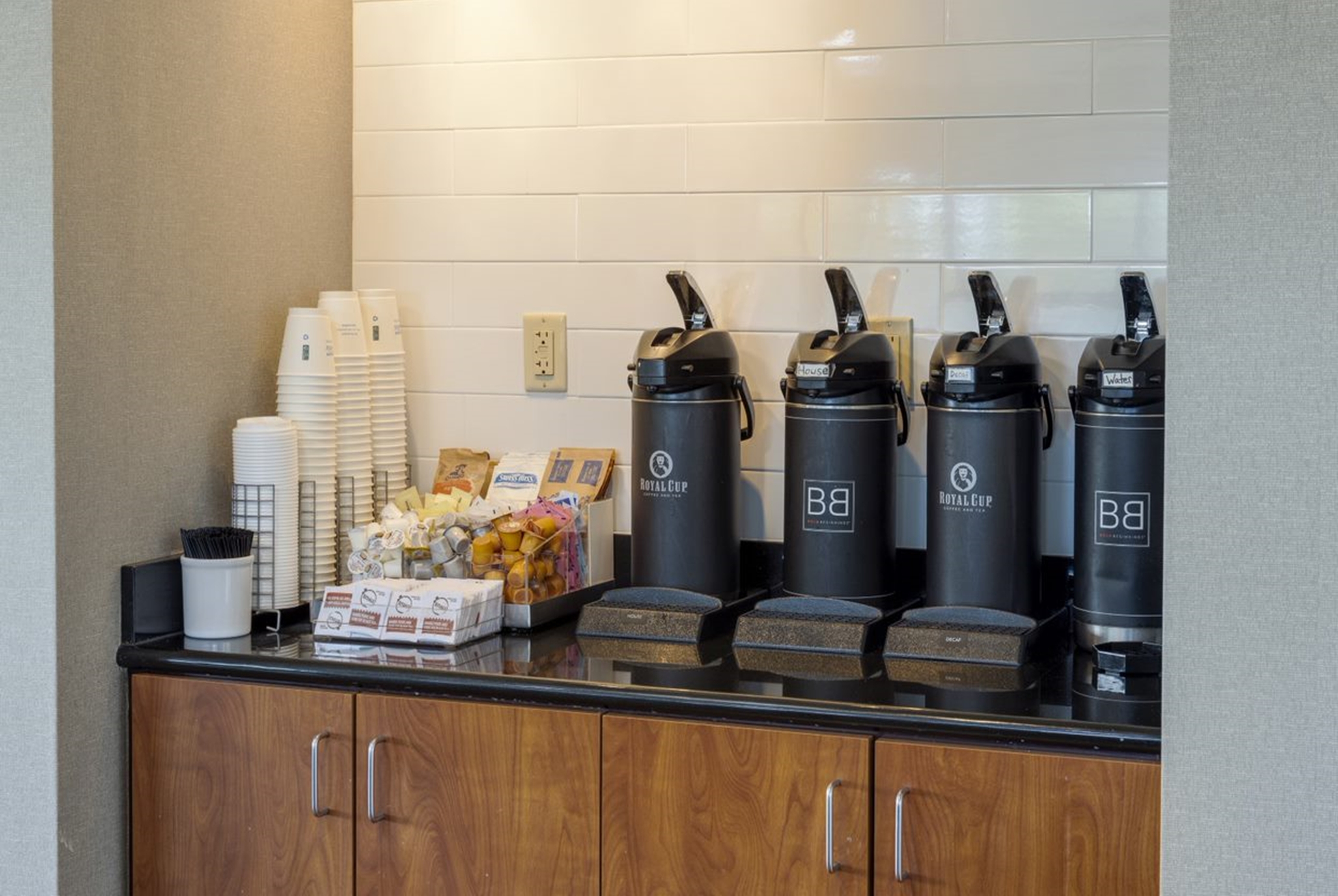 Free breakfast at La Quinta Inn & Suites by Wyndham Edmond in Edmond, Oklahoma