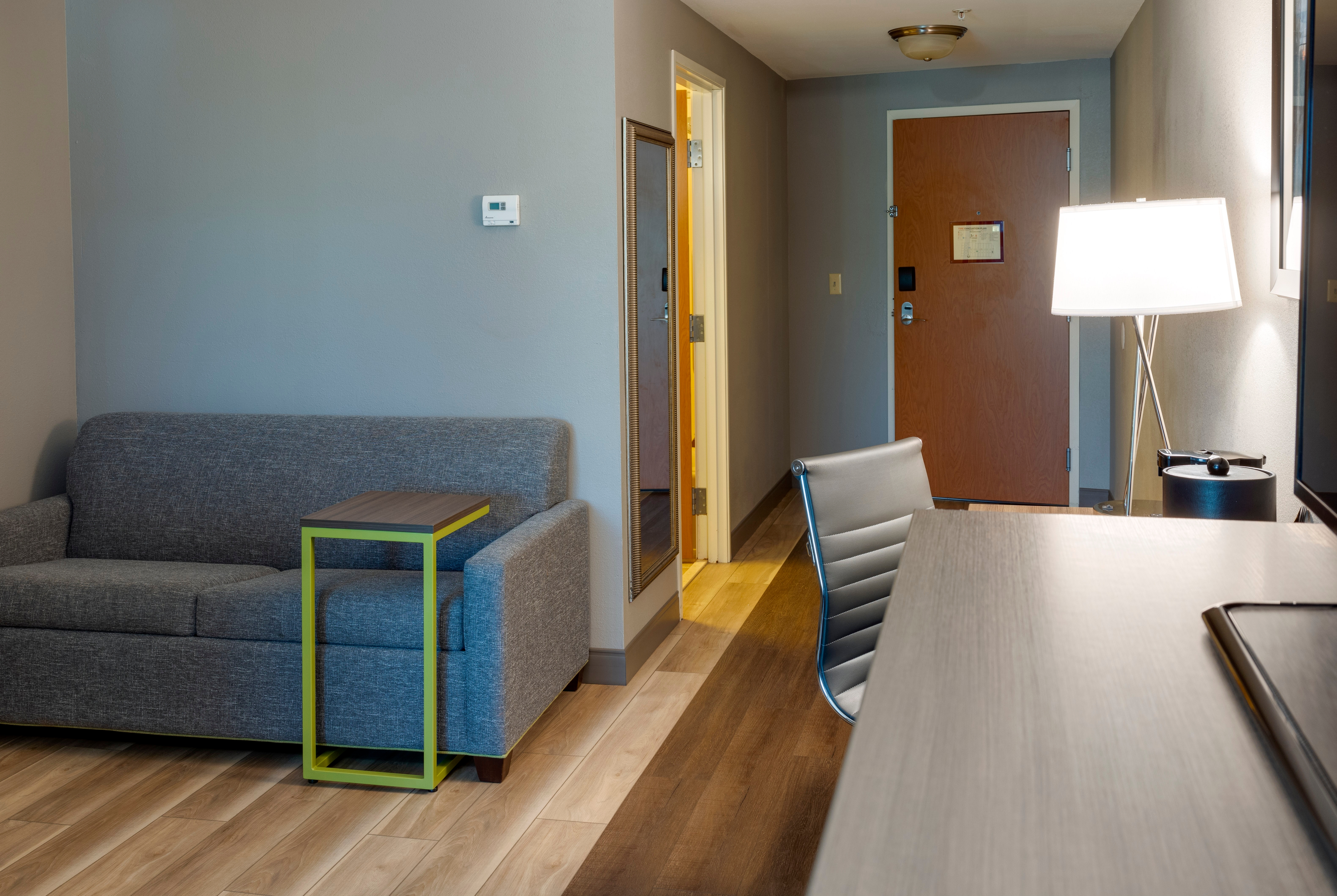 Guest room at the La Quinta Inn & Suites by Wyndham Edmond in Edmond, Oklahoma