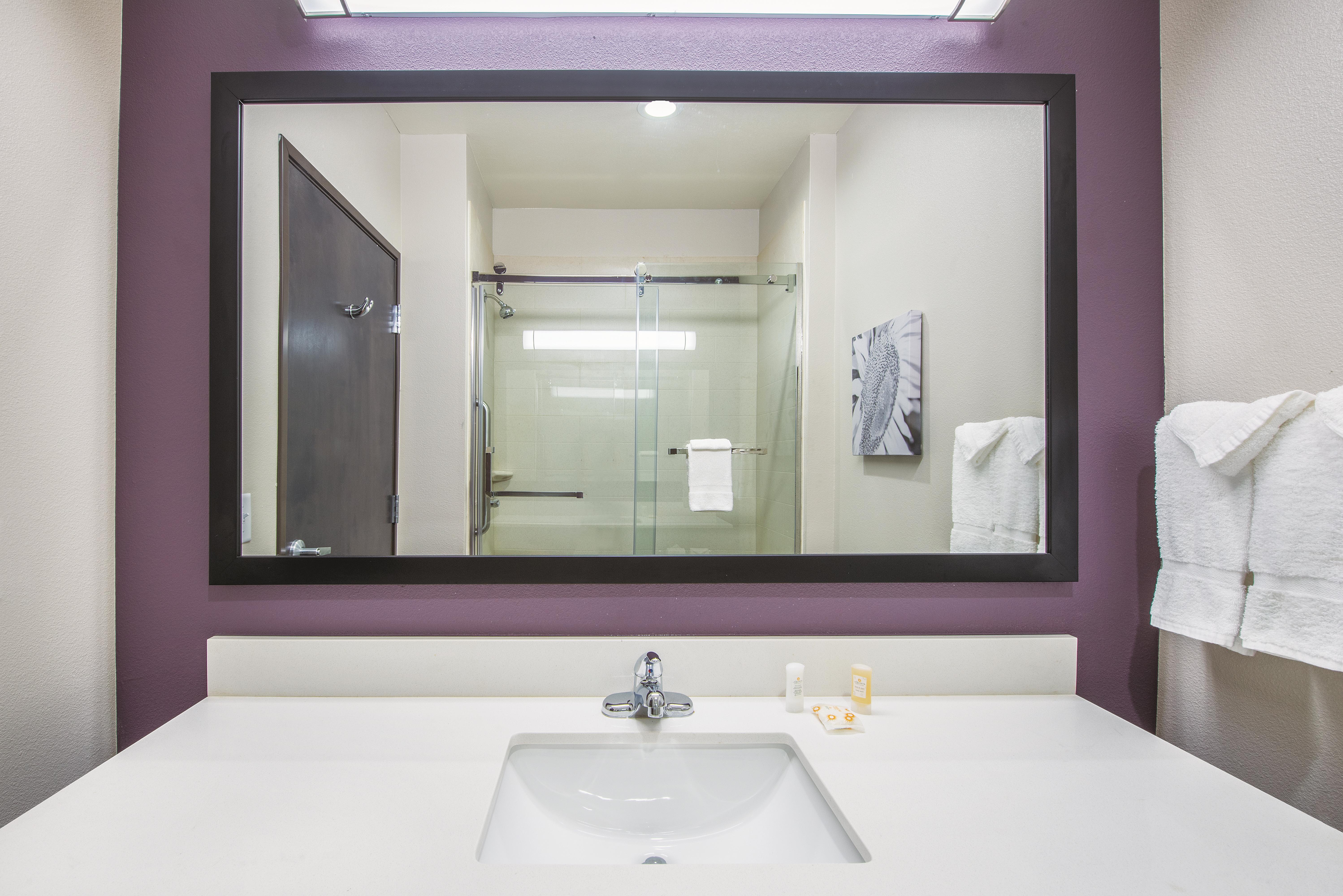 Guest room at the La Quinta Inn & Suites by Wyndham Enid in Enid, Oklahoma