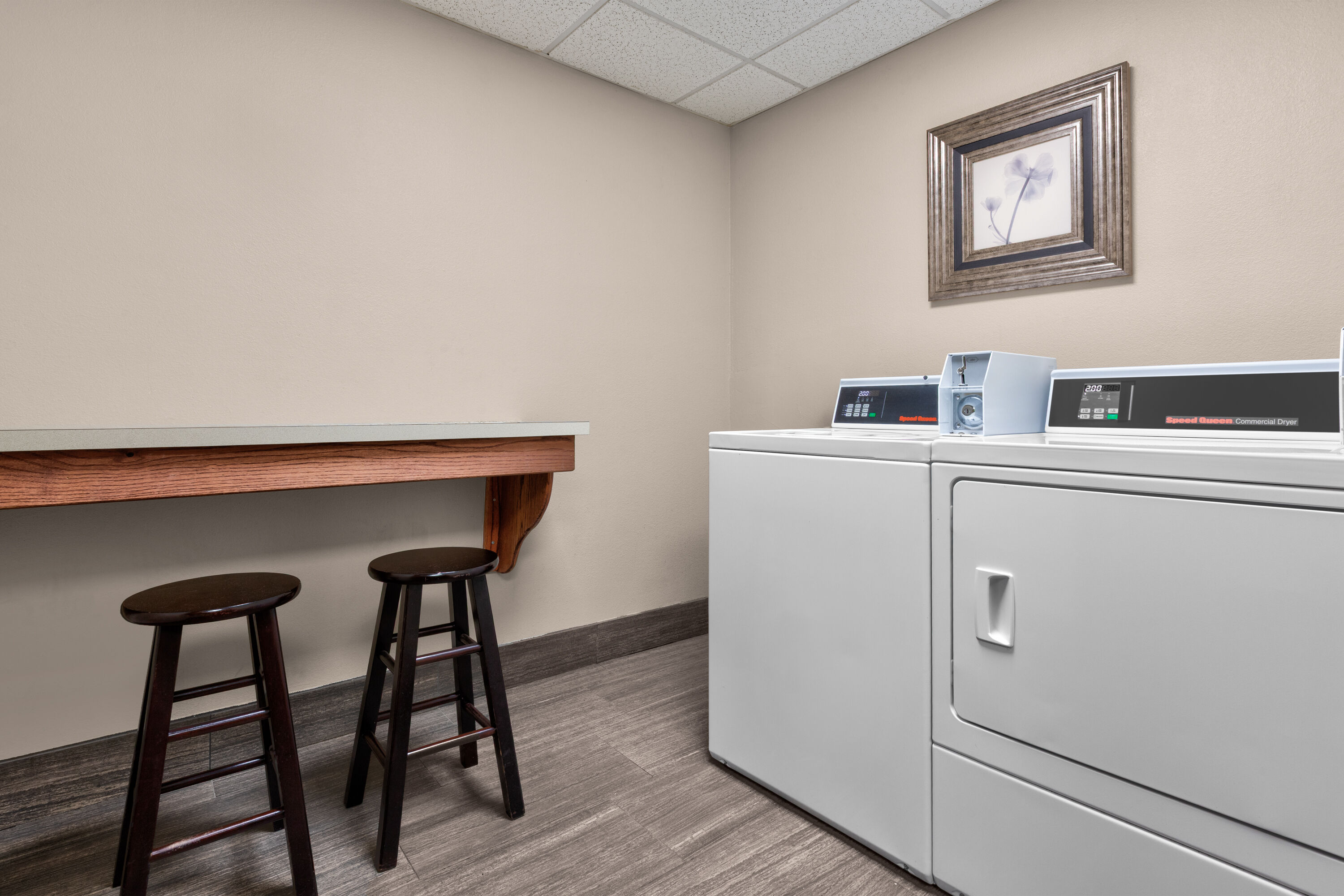 Laundry facilities at La Quinta Inn & Suites by Wyndham Midwest City - Tinker AFB in Midwest City, Oklahoma