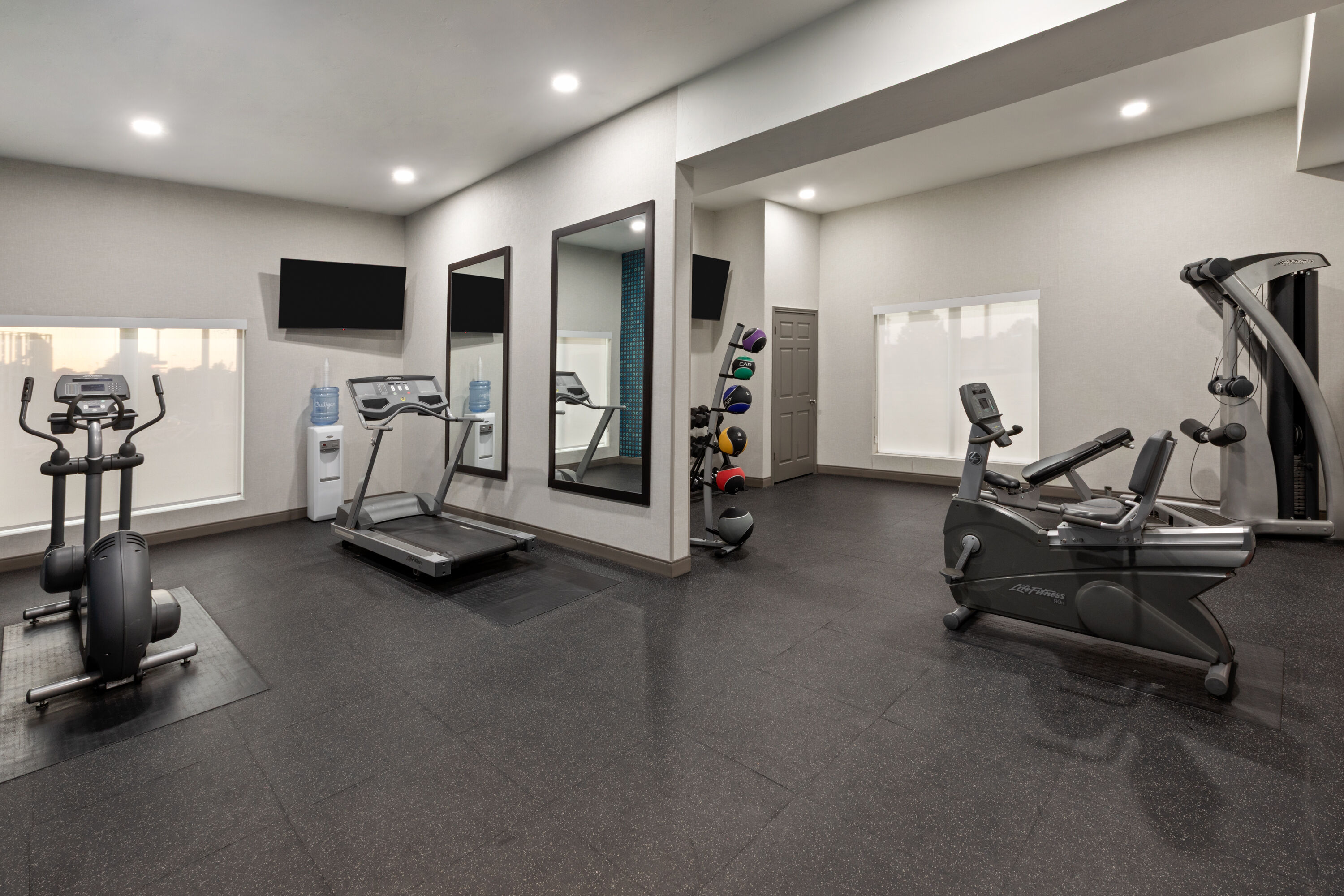 Fitness room at La Quinta Inn & Suites by Wyndham Oklahoma City - Moore in Moore, Oklahoma