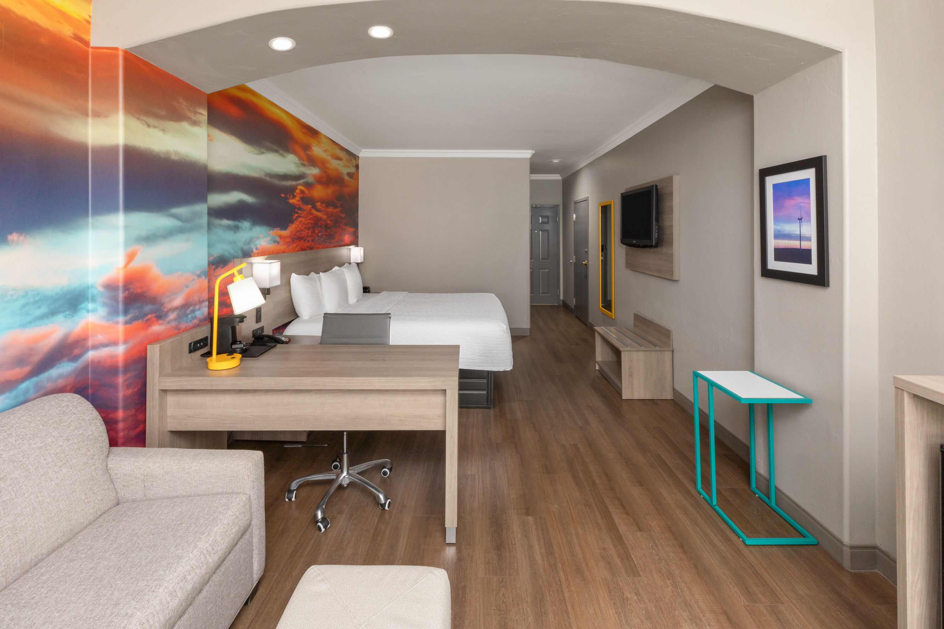 Guest room at the La Quinta Inn & Suites by Wyndham Oklahoma City - Moore in Moore, Oklahoma