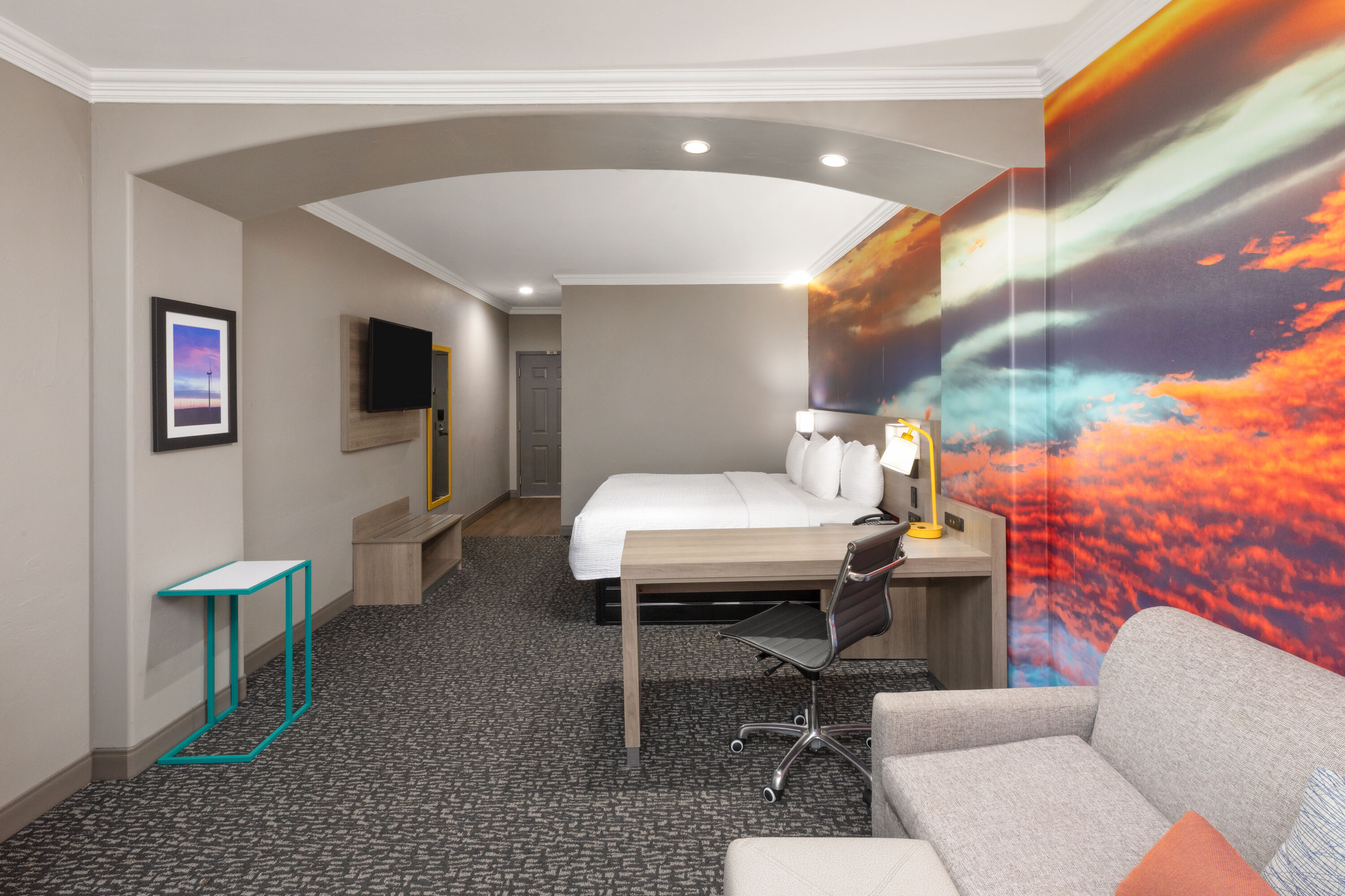 Guest room at the La Quinta Inn & Suites by Wyndham Oklahoma City - Moore in Moore, Oklahoma