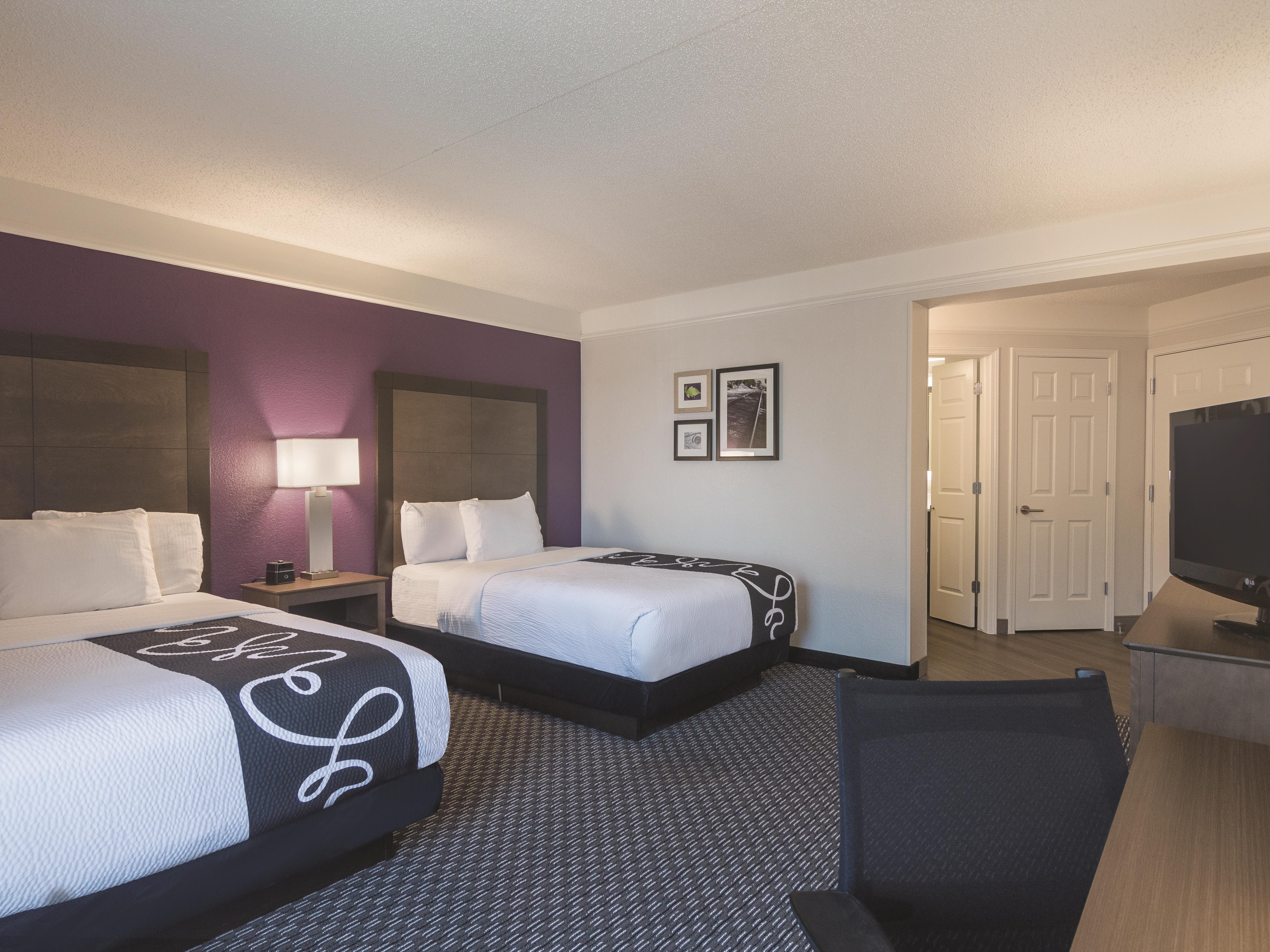 Guest room at the La Quinta Inn & Suites by Wyndham Oklahoma City Norman in Norman, Oklahoma