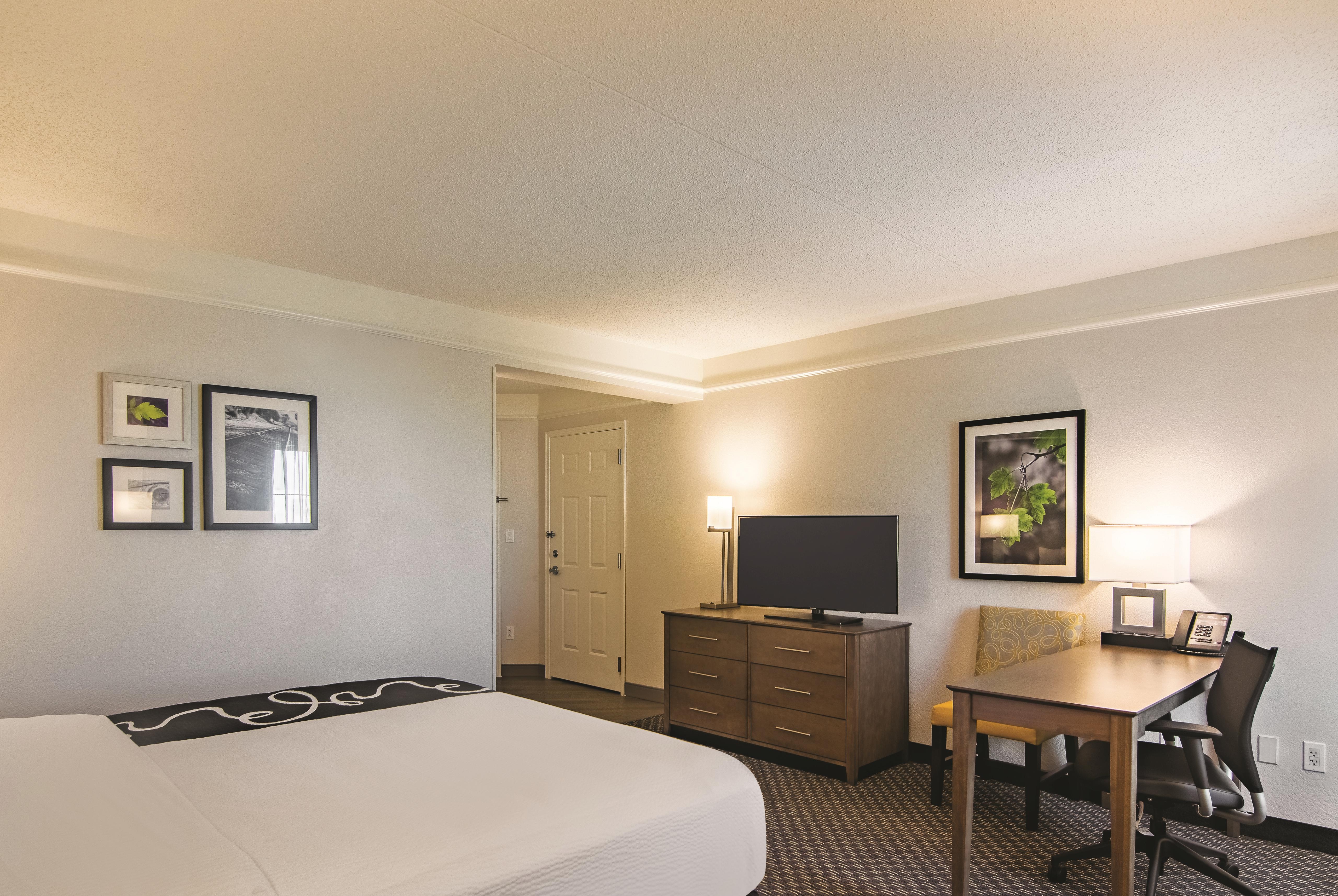 Guest room at the La Quinta Inn & Suites by Wyndham Oklahoma City Norman in Norman, Oklahoma