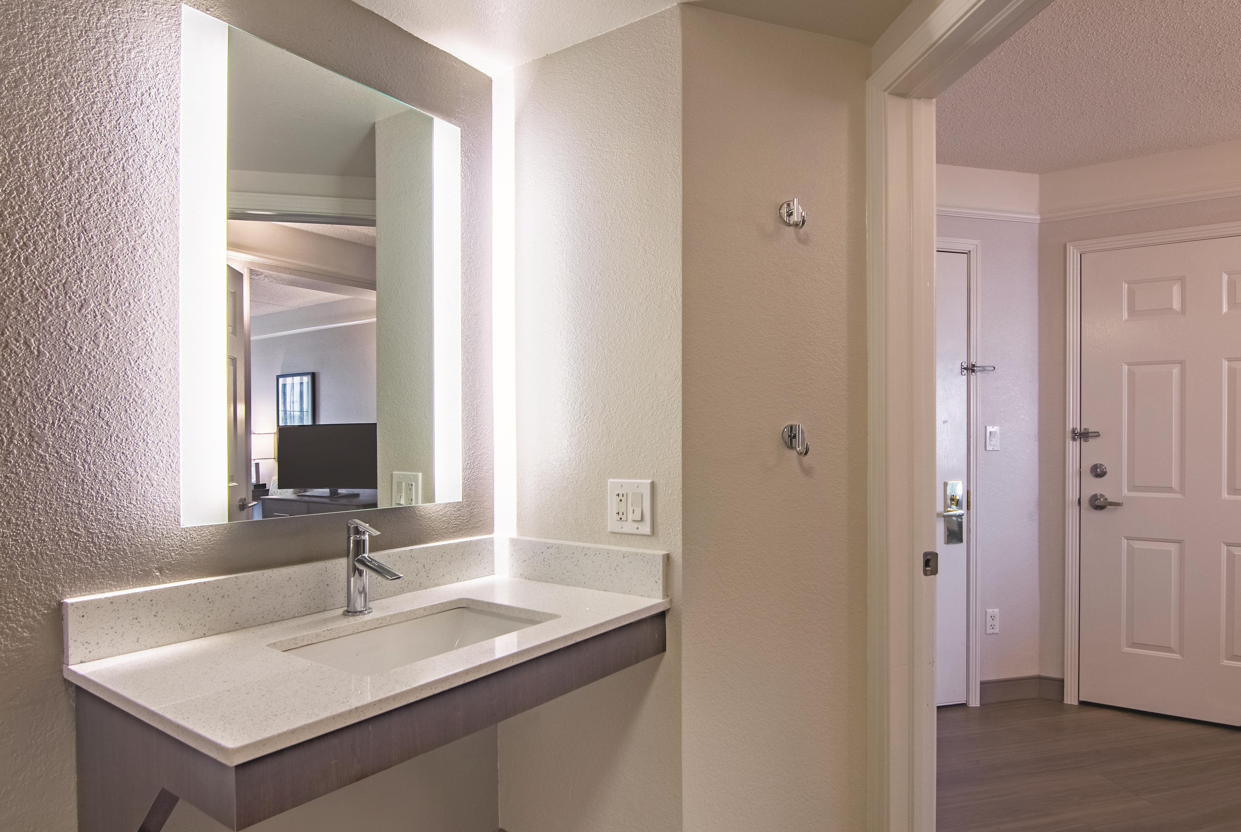 Guest room at the La Quinta Inn & Suites by Wyndham Oklahoma City Norman in Norman, Oklahoma