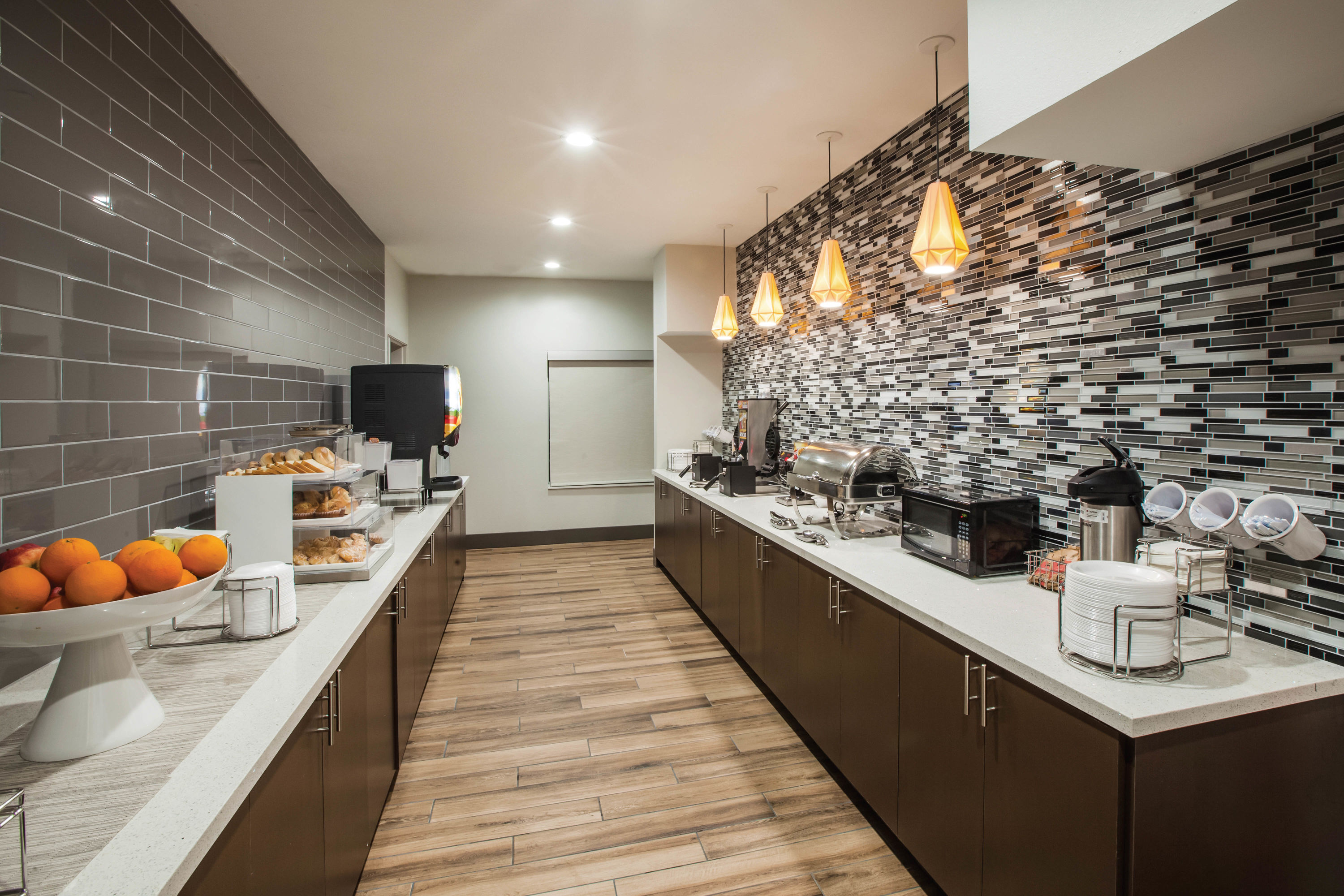 Free breakfast at La Quinta Inn & Suites by Wyndham Owasso in Owasso, Oklahoma