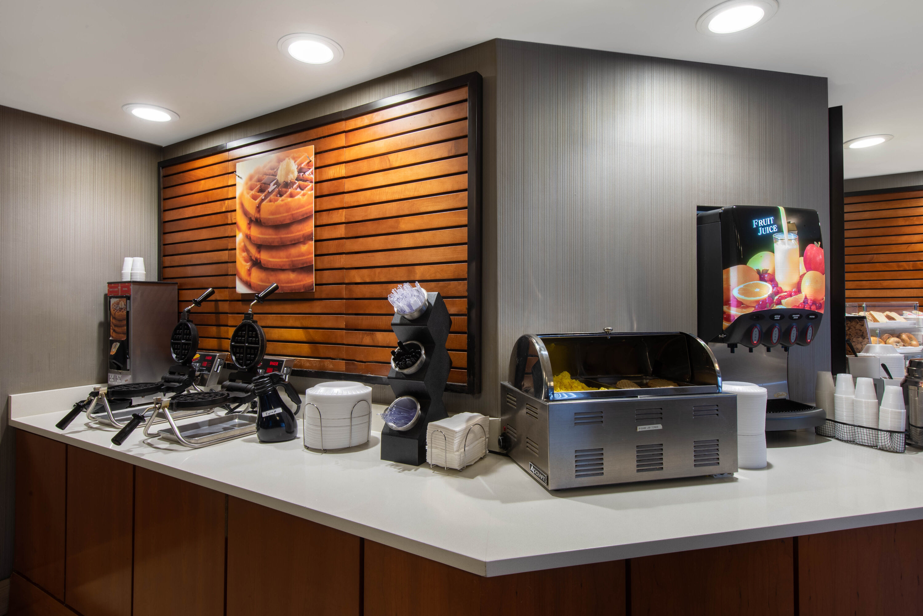 Free breakfast at La Quinta Inn & Suites by Wyndham Erie in Erie, Pennsylvania