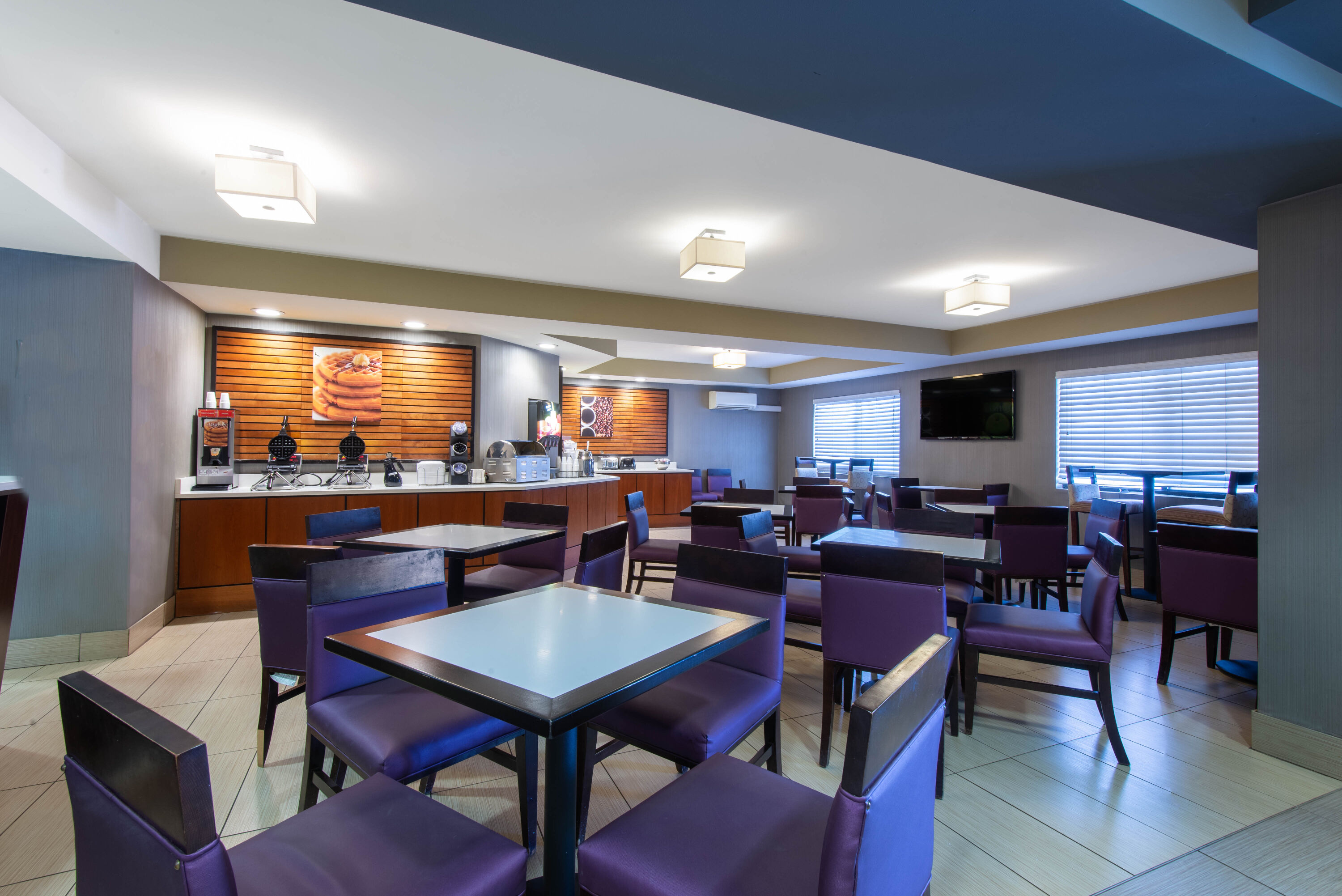 Free breakfast at La Quinta Inn & Suites by Wyndham Erie in Erie, Pennsylvania