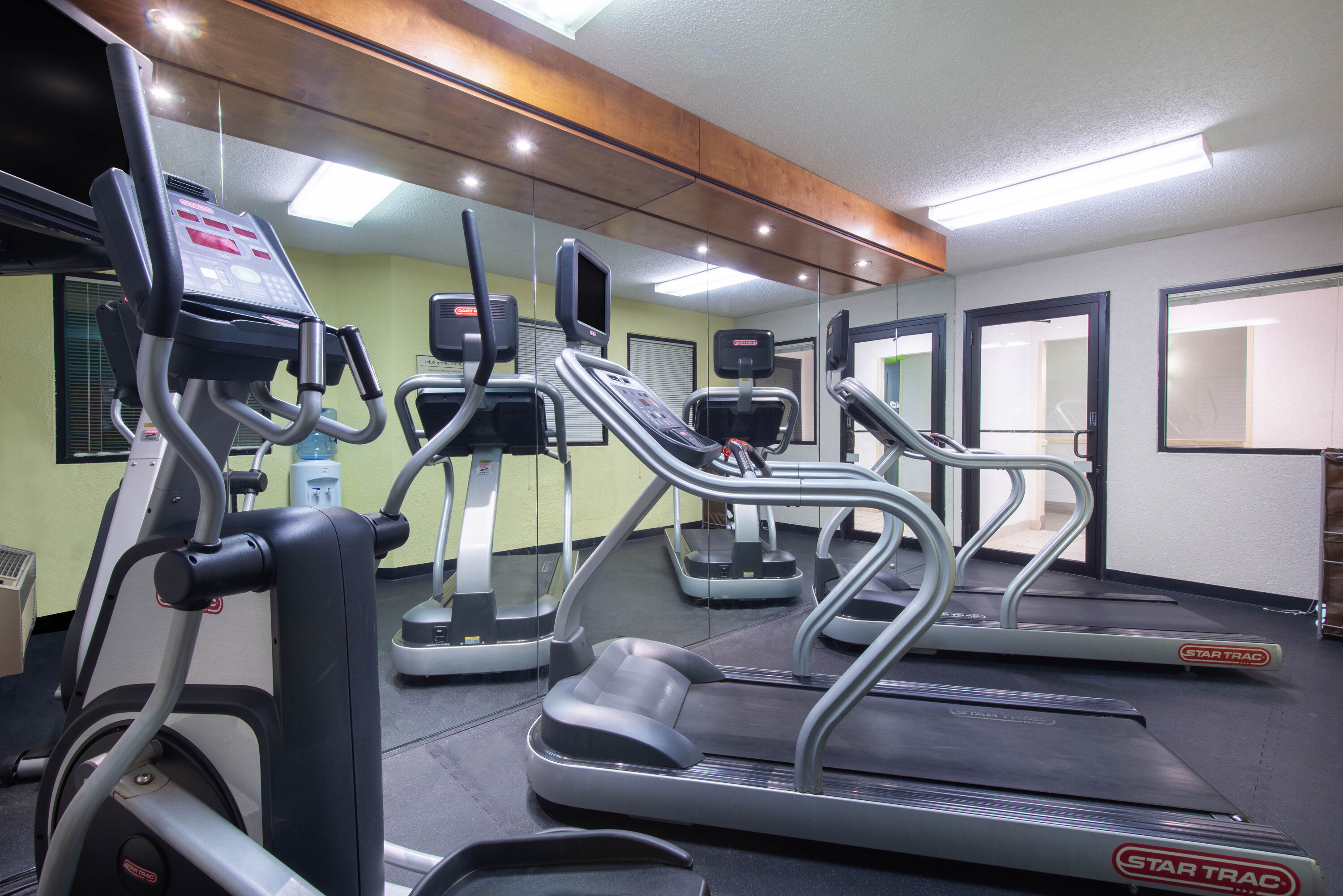 Fitness room at La Quinta Inn & Suites by Wyndham Erie in Erie, Pennsylvania