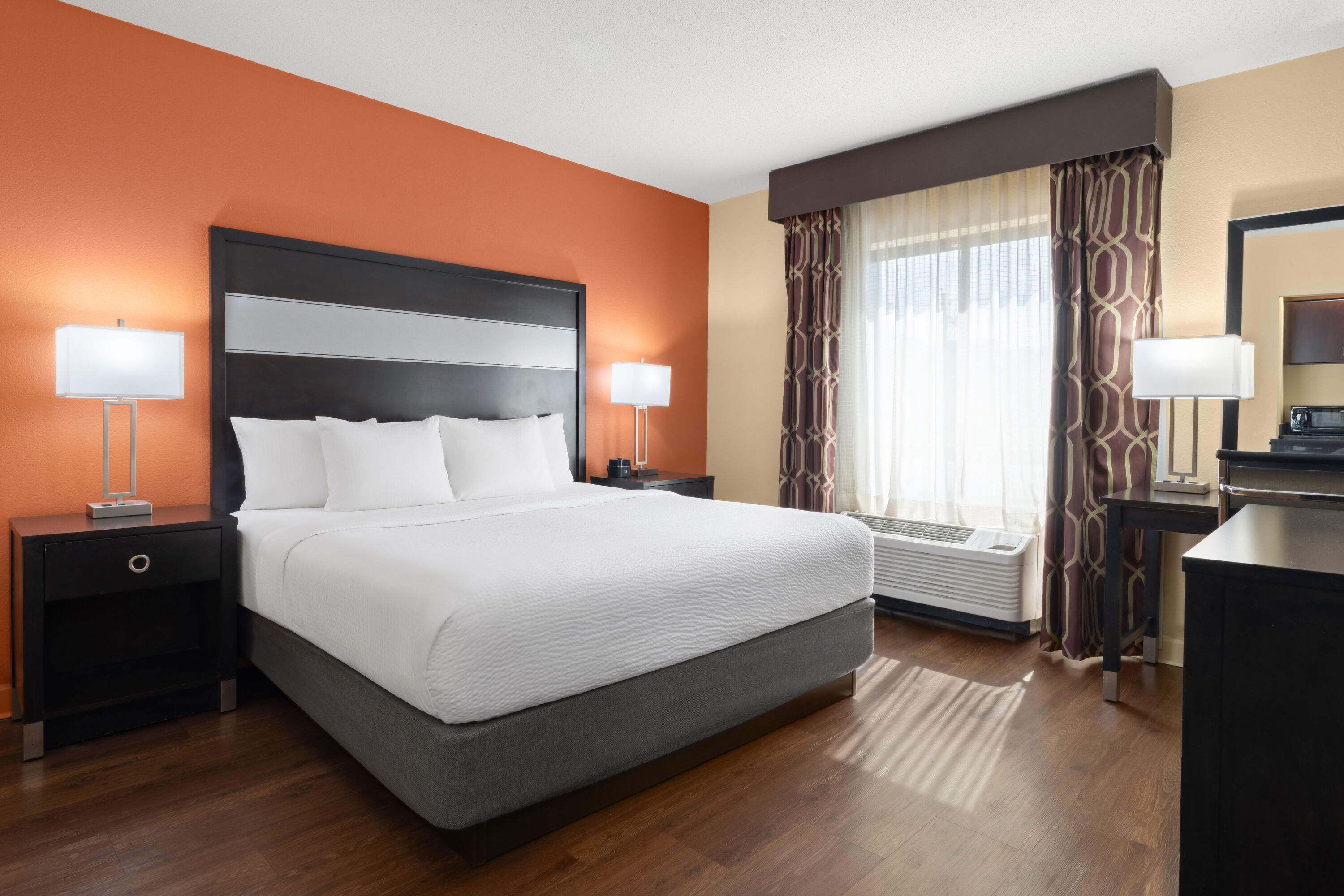 Guest room at the La Quinta Inn & Suites by Wyndham Florence in Florence, South Carolina