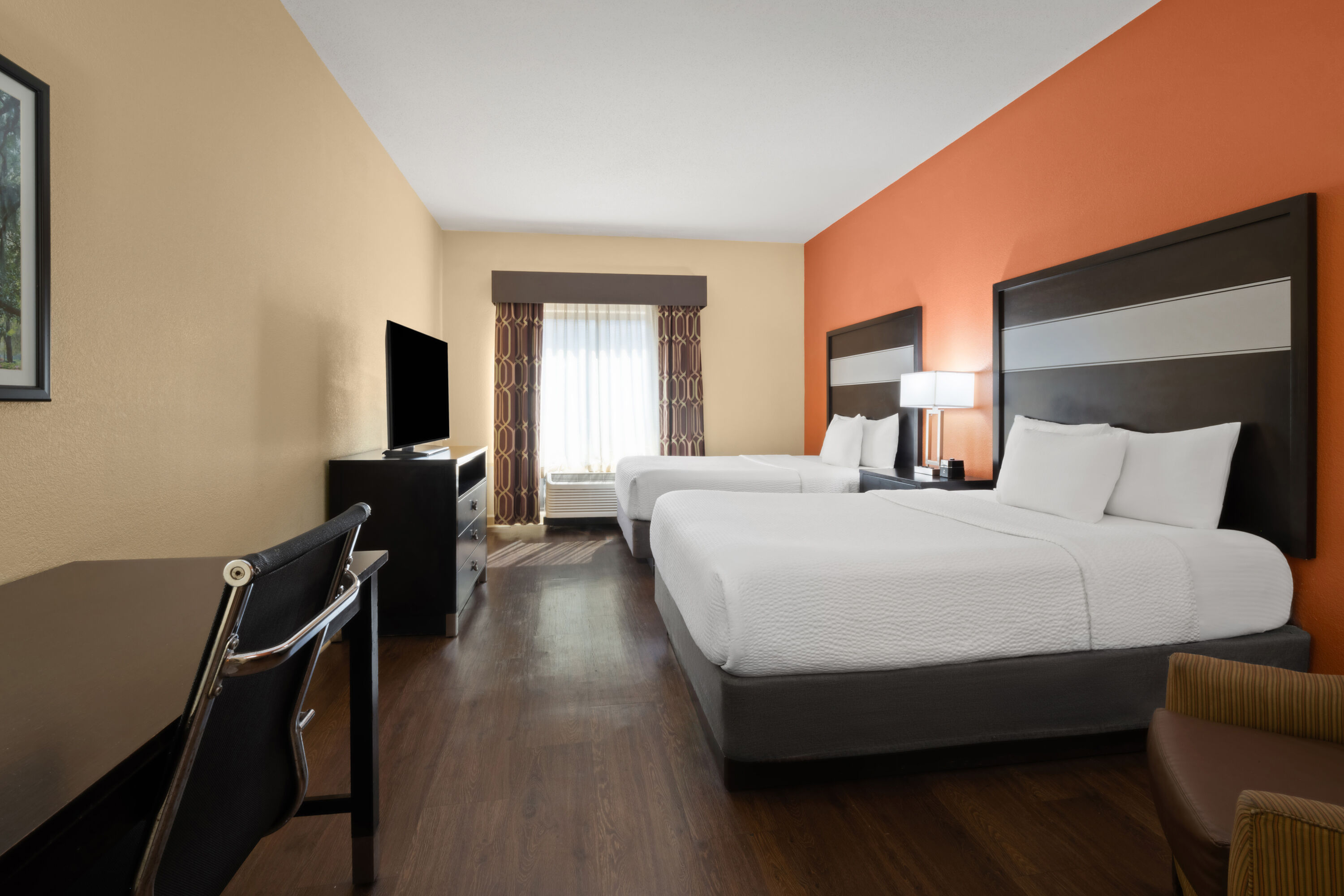 Guest room at the La Quinta Inn & Suites by Wyndham Florence in Florence, South Carolina